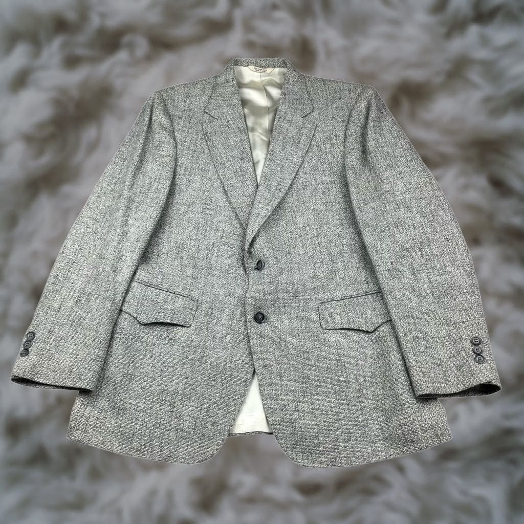 Vintage VINTAGE Sheplers Western Cowboy Tweed Blazer Gray 42R Men’s USA Size 42R - 1 Thumbnail