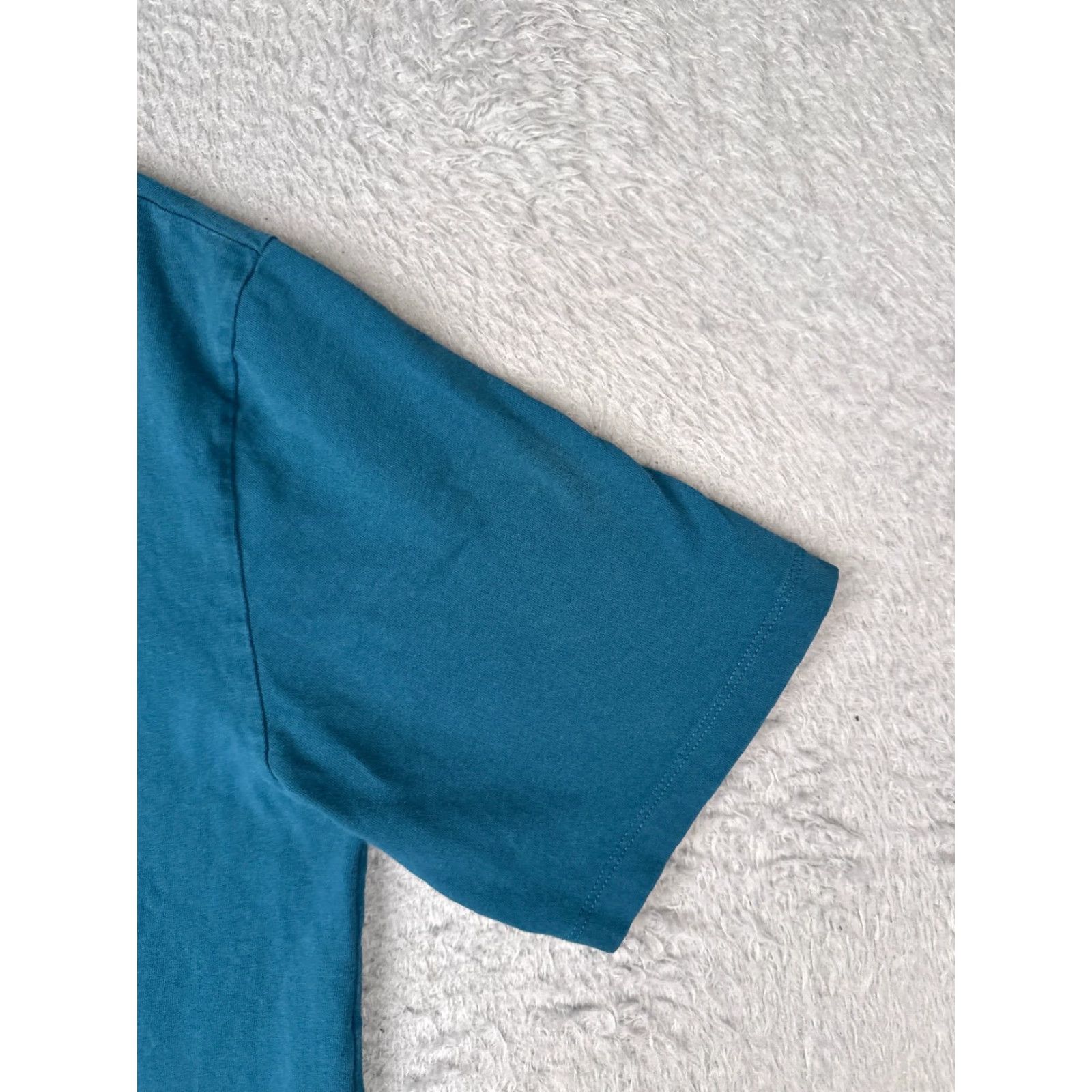 The North Face The North Face Shirt Men Medium Blue Short Sleeve Crew Neck 100% Cotton READ Size US M / EU 48-50 / 2 - 2 Thumbnail