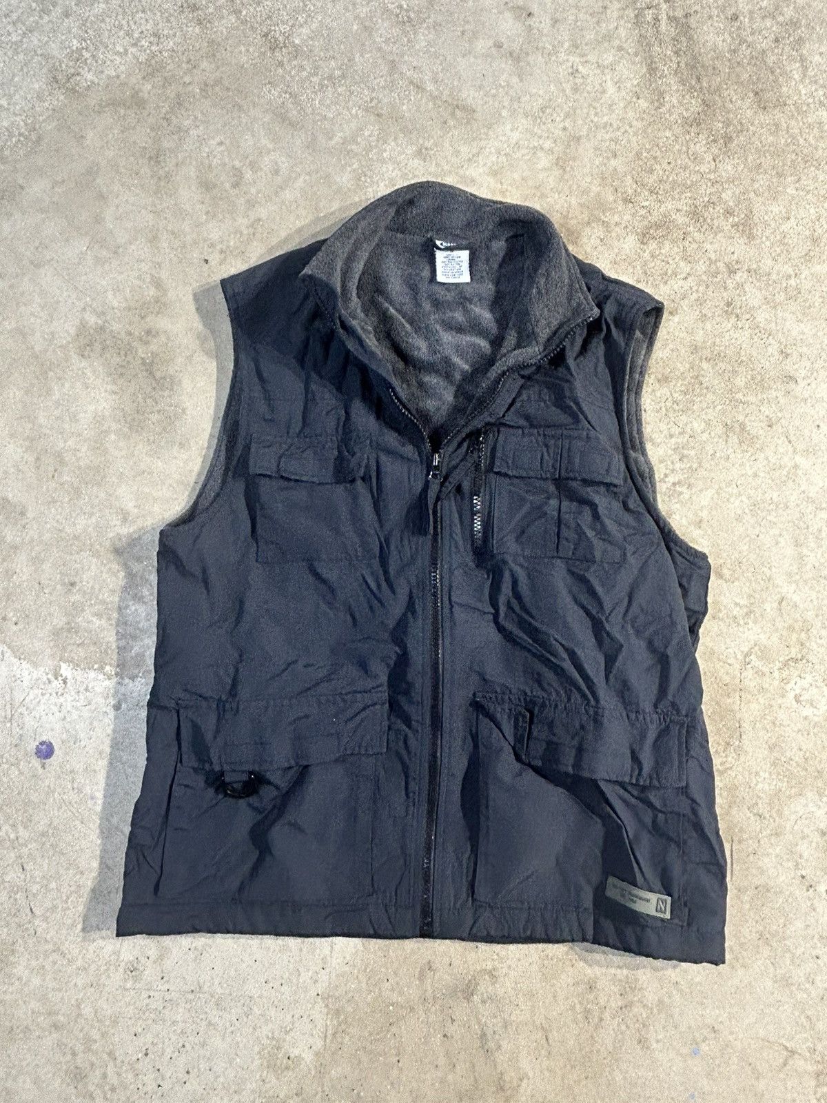 Navy Blue Utility Vest Grailed