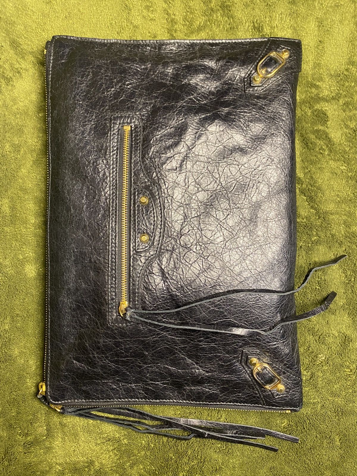 Balenciaga Balenciaga black leather clutch bag Size ONE SIZE - 9 Thumbnail