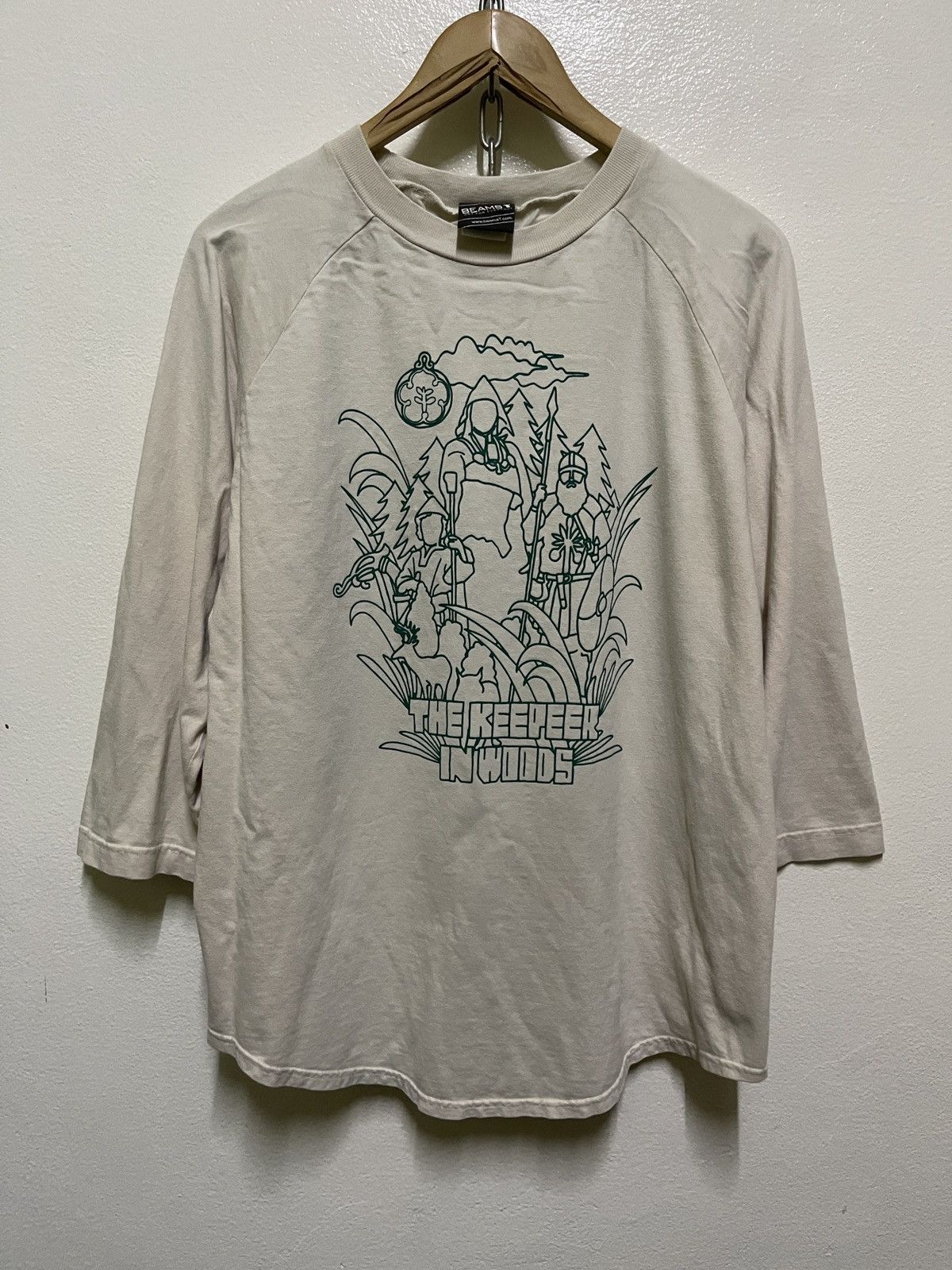 Beams Plus × Japanese Brand Beams Raglan T Shirt Size US L / EU 52-54 / 3 - 1 Thumbnail