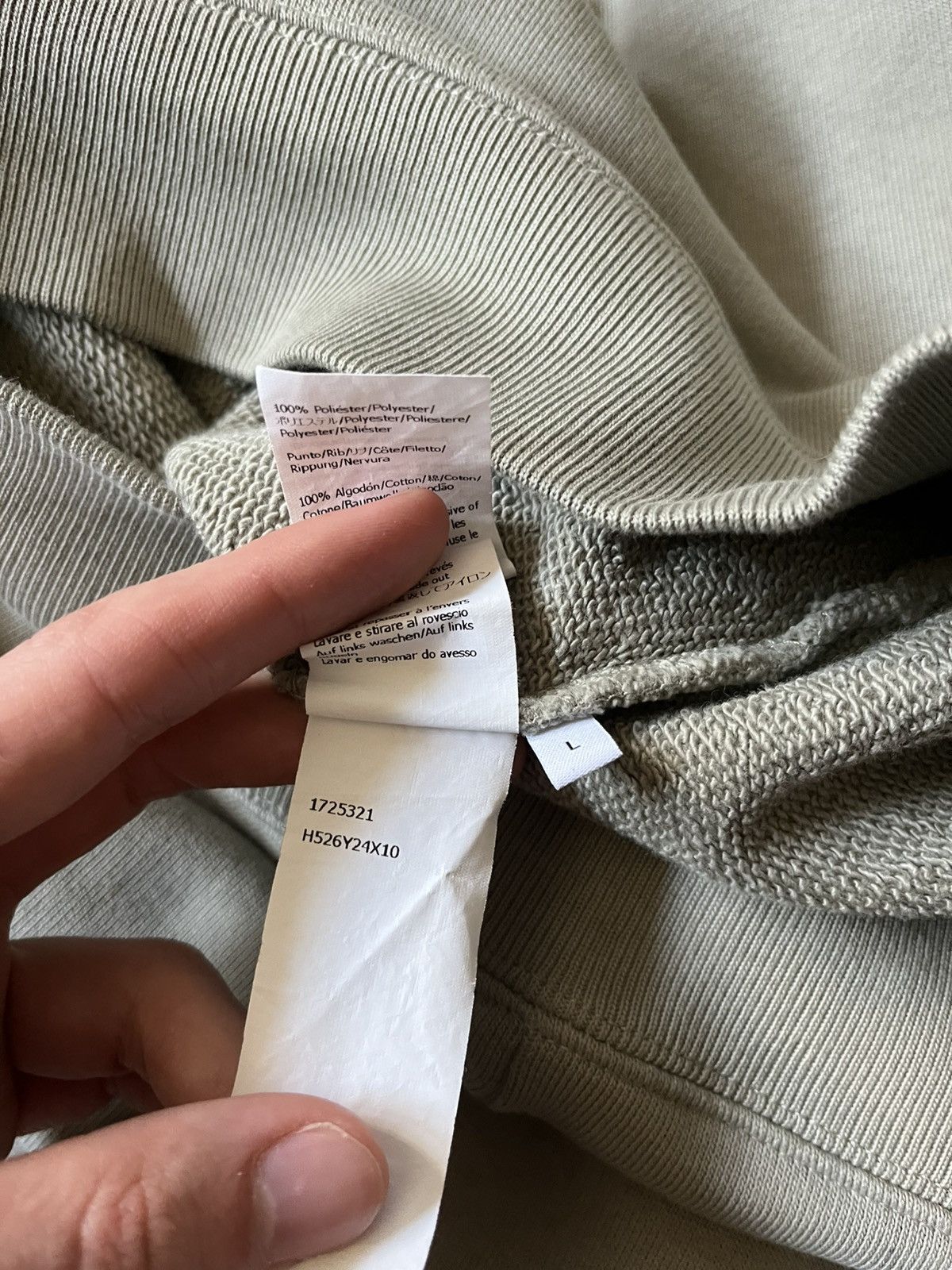 Loewe Loewe khaki embroidered logo sweatshirt by JW Anderson Size US L / EU 52-54 / 3 - 15 Thumbnail