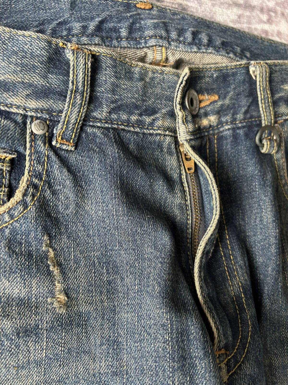 Tornado Mart Y2k Punk Distressed Nicole Jeans Size US 35 - 9 Thumbnail