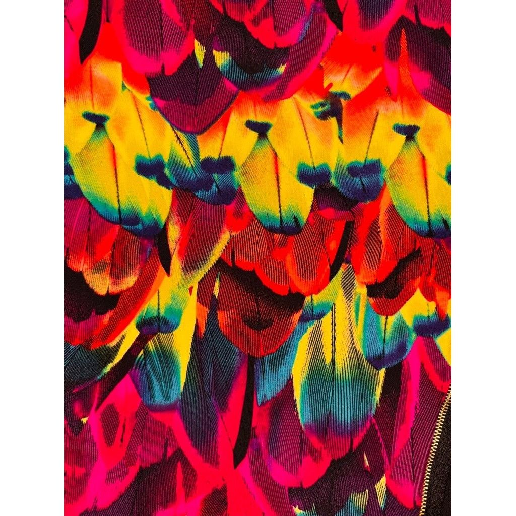 Worthington Woman's WORTHINGTON Colorful Pink Yellow Orange Blue Skirt S Size 32" / US 10 / IT 46 - 2 Thumbnail
