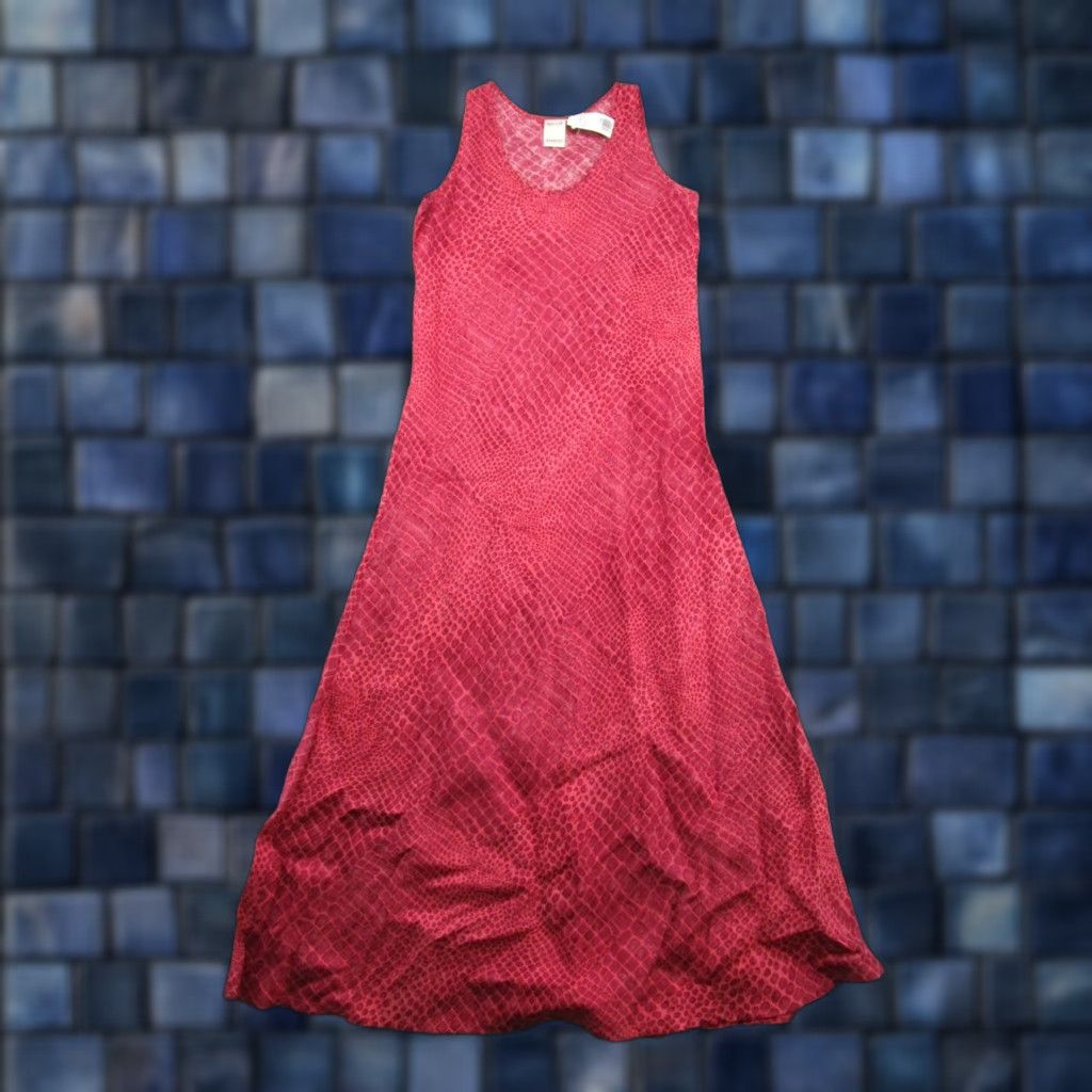 Hamilton VTG Hamilton Kennedy 100% Silk Sleeveless Abstract Lightweight Dress SZ S NEW Size S / US 4 / IT 40 - 1 Thumbnail