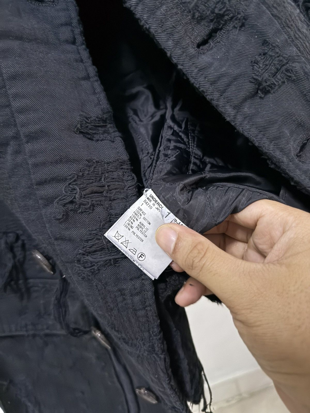 Undercover AW09 "Earmuff Maniac" Destroyed Patchwork Jacket. Size US M / EU 48-50 / 2 - 12 Thumbnail