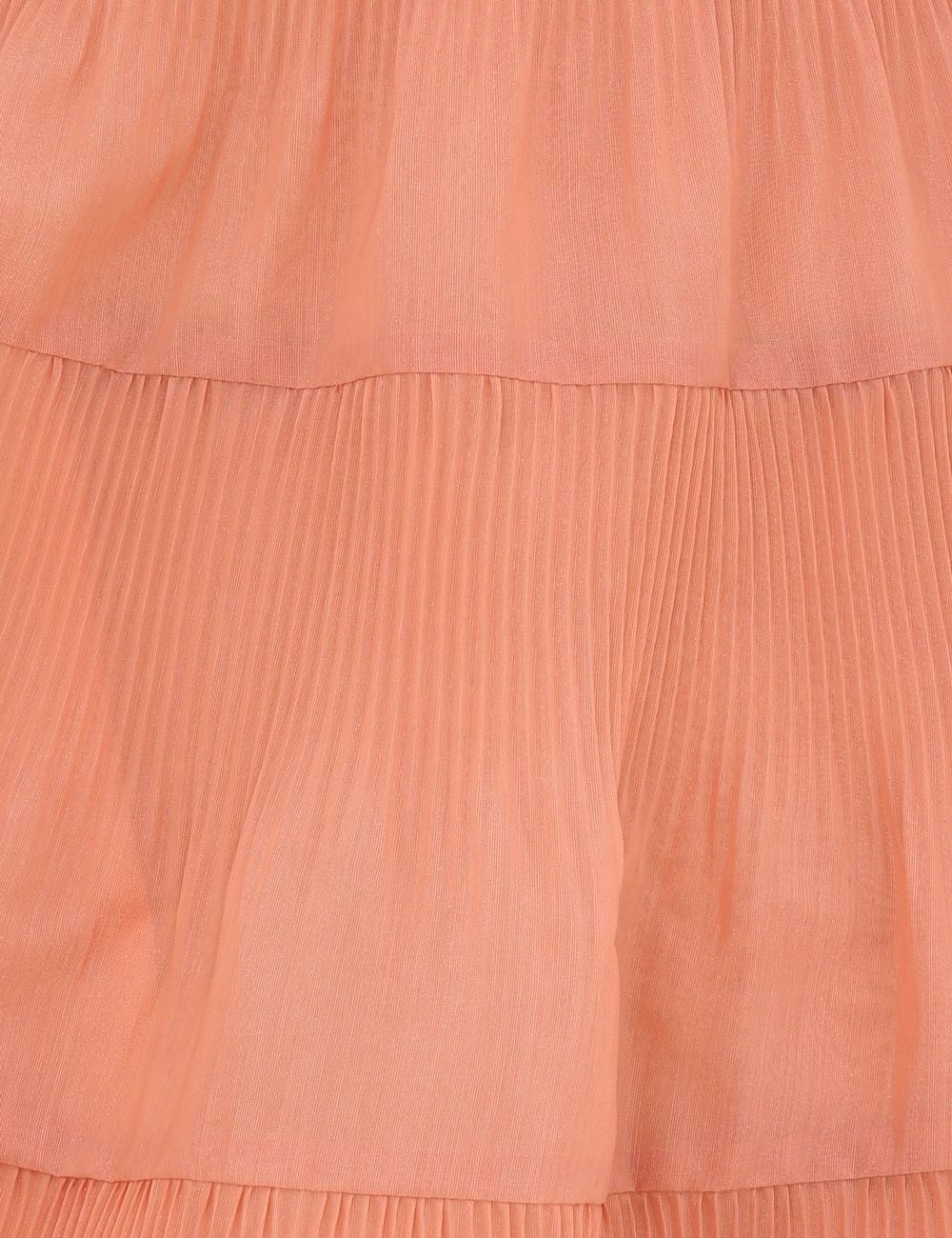 Zimmermann oc11z0226 Pleated Mini Dress In Peach Size M / US 6-8 / IT 42-44 - 5 Thumbnail