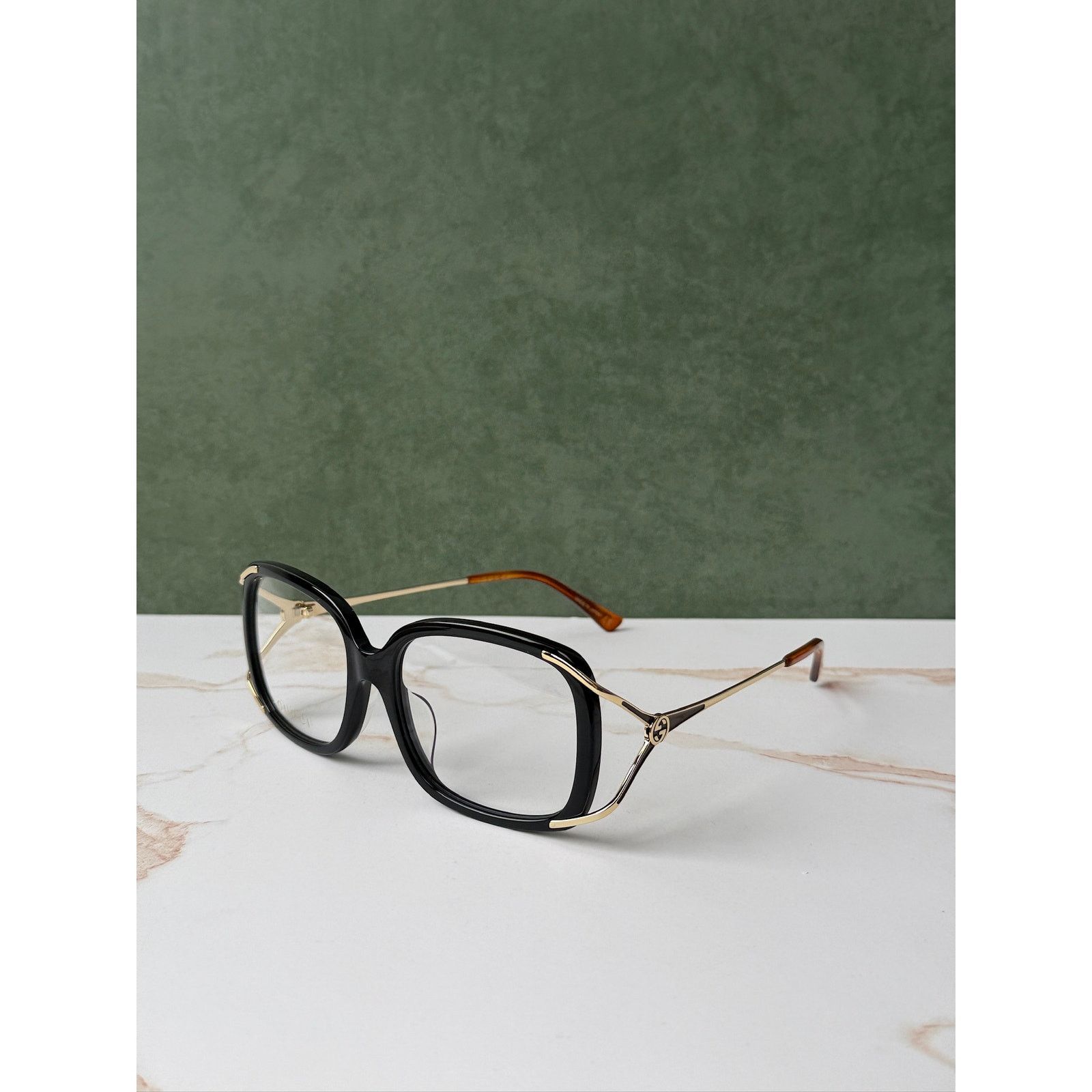 Gucci NEW Gucci GG0648OA Oversized Eyeglasses Frames in Black Size ONE SIZE - 3 Thumbnail