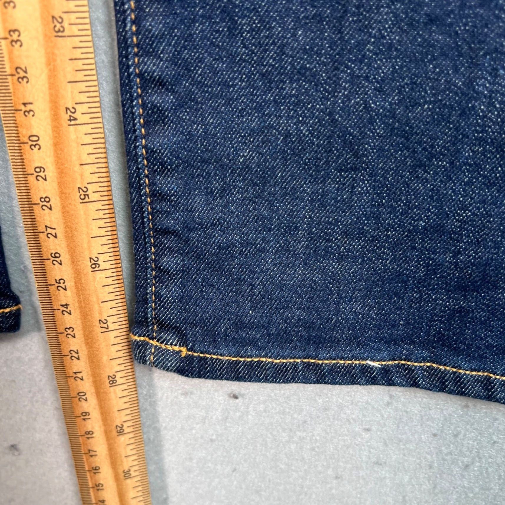 Edwin Edwin Womens Jeans Slim Straight Dark Wash Cotton Blend Denim 31 Blue Size 31 Slim Straight Womens Jeans Size 24" / US 00 / IT 34 - 7 Thumbnail