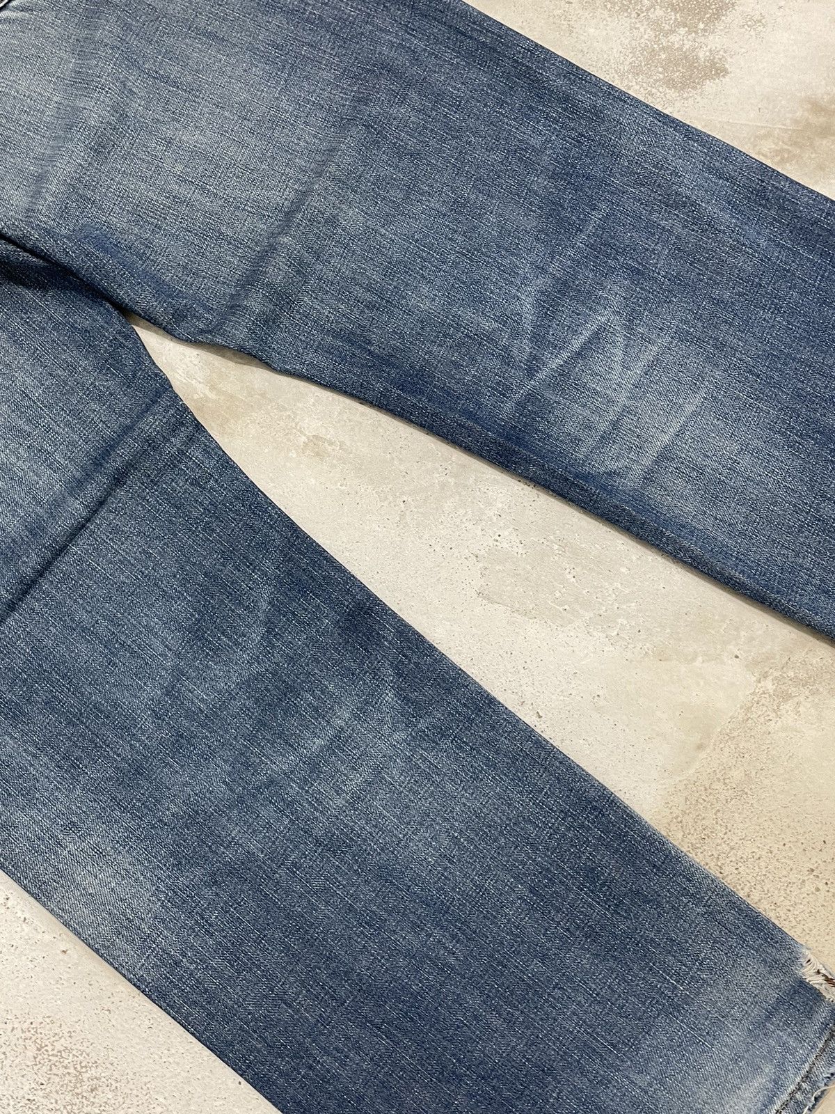 Edwin Edwin 503Z Regular Wide Distressed Denim Pants (AB25) Size US 31 - 7 Thumbnail