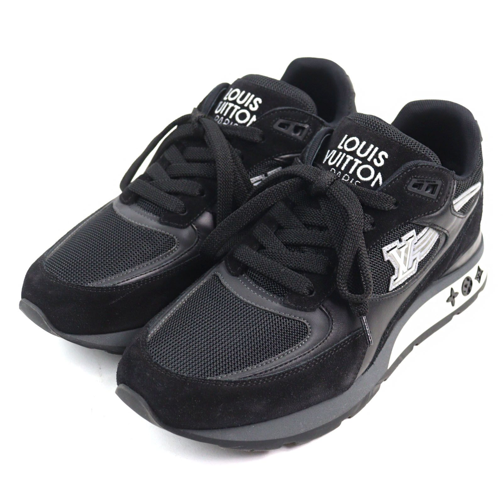 Louis Vuitton Louis Vuitton Louis Vuitton LV Initials Leather Sneakers Leather Shoes 1A9J1D Size ONE SIZE - 1 Thumbnail