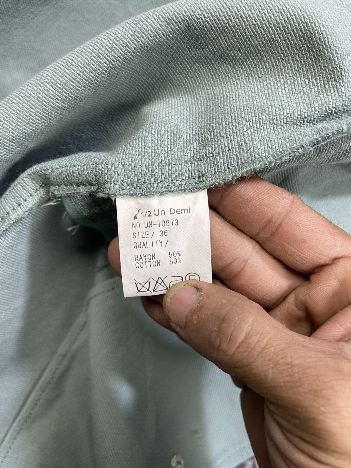 Japanese Brand 1/2 Un-Demi Trench Coat Size XS / US 0-2 / IT 36-38 - 14 Thumbnail