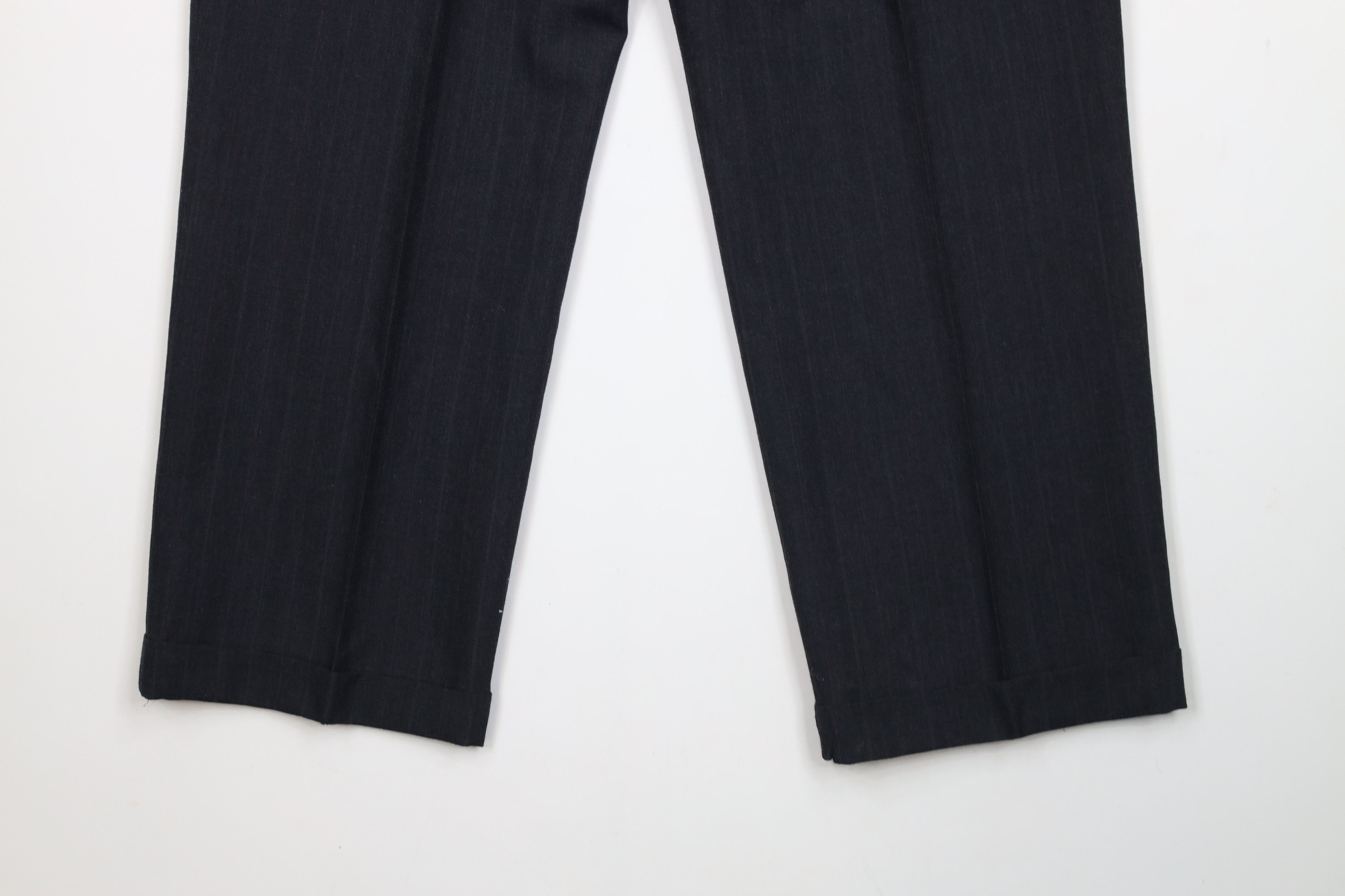 Vintage Vintage 90s Streetwear Pinstriped Wide Leg Chino Pants USA Size US 32 / EU 48 - 12 Thumbnail