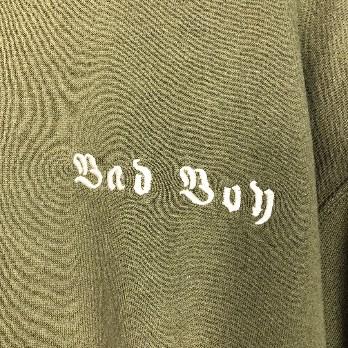 Japanese Brand 90s Bad Boy California Sweat Fade Olive Green Essential Size US M / EU 48-50 / 2 - 12 Thumbnail