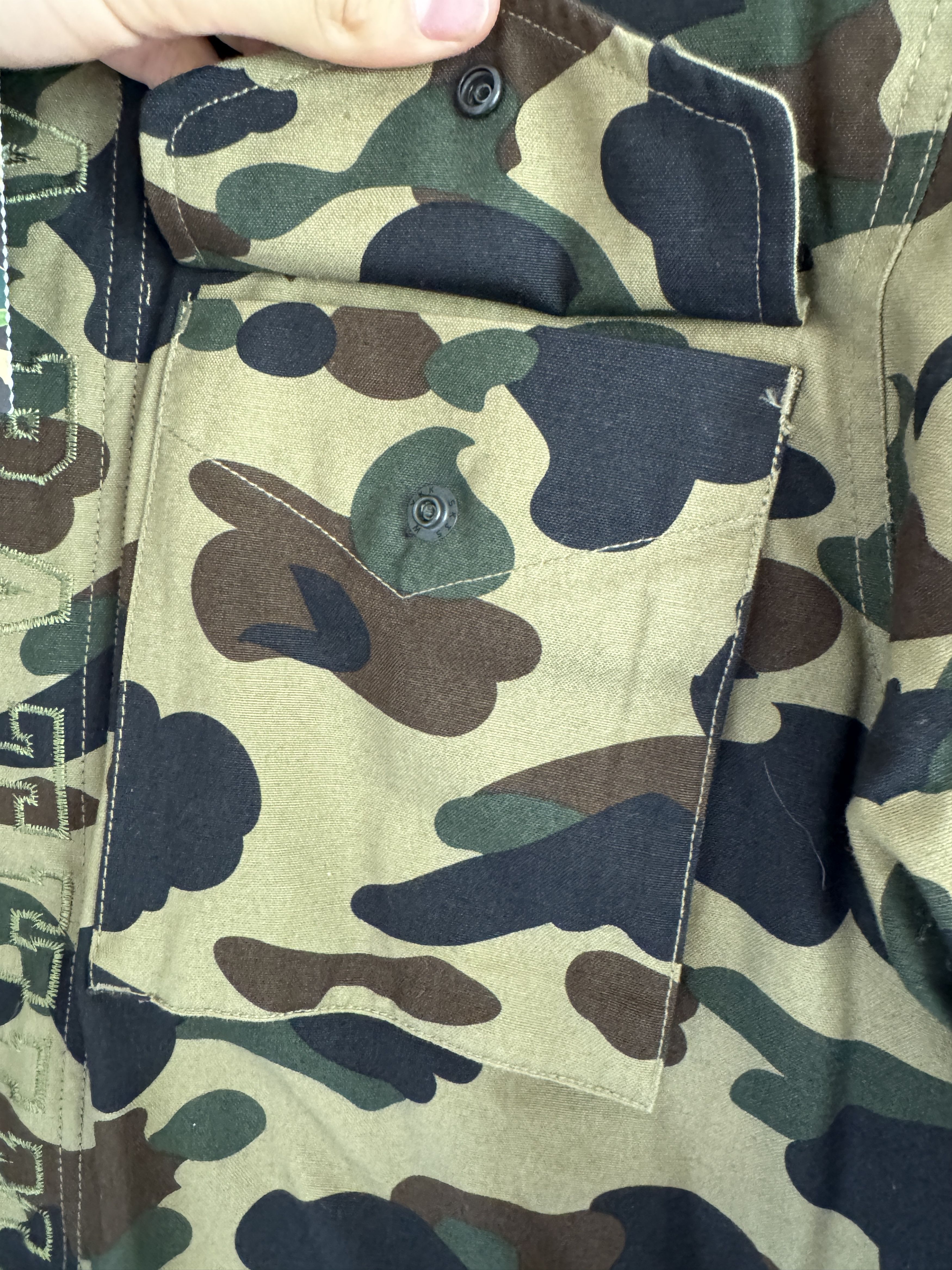 Bape Camo Duck Wide Long Jacket Size US XL / EU 56 / 4 - 13 Thumbnail