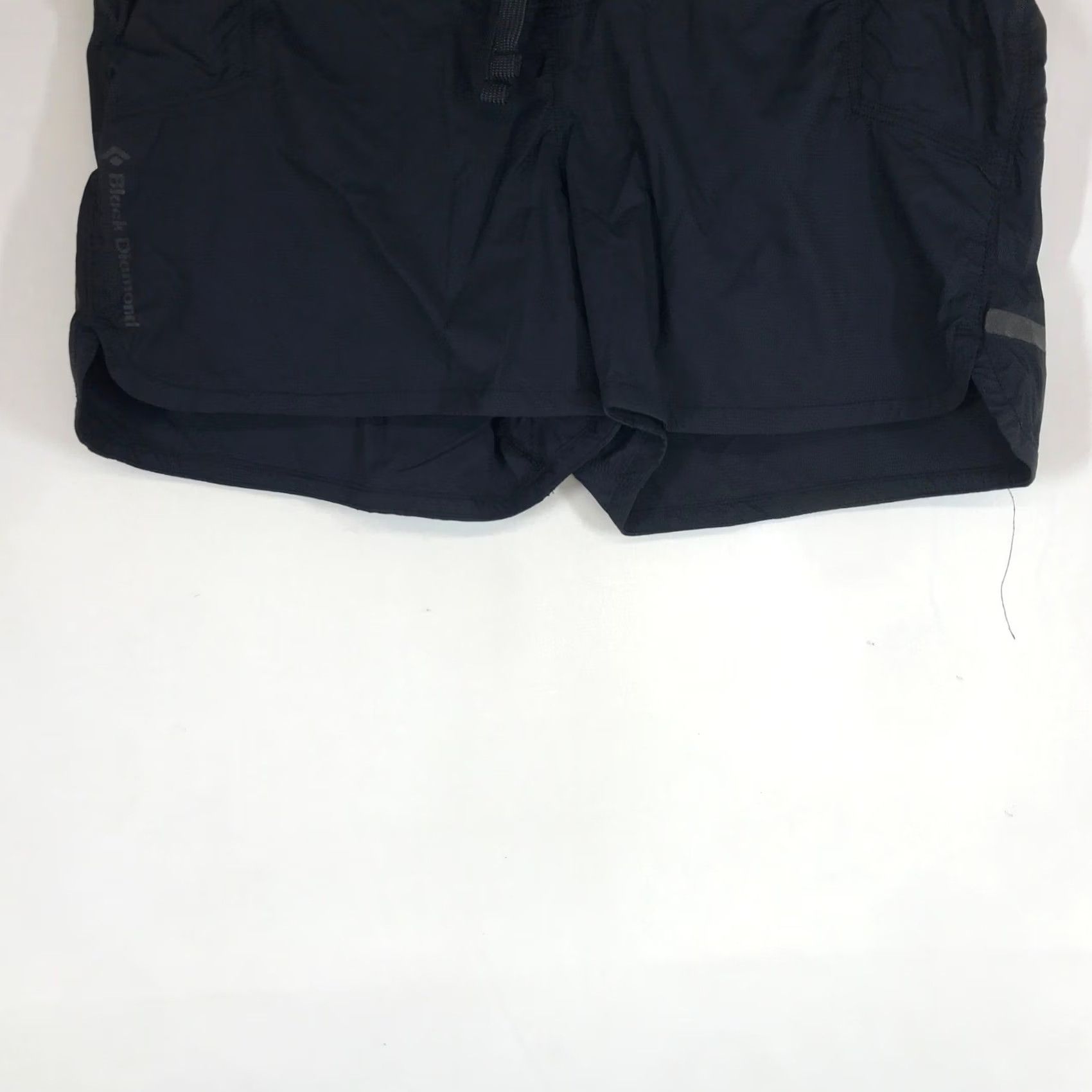 Black Diamond Black Diamond Womens Athletic Shorts XS Black Pockets Drawstring Lightweight Ripstop Size 26" / US 2 / IT 38 - 3 Thumbnail