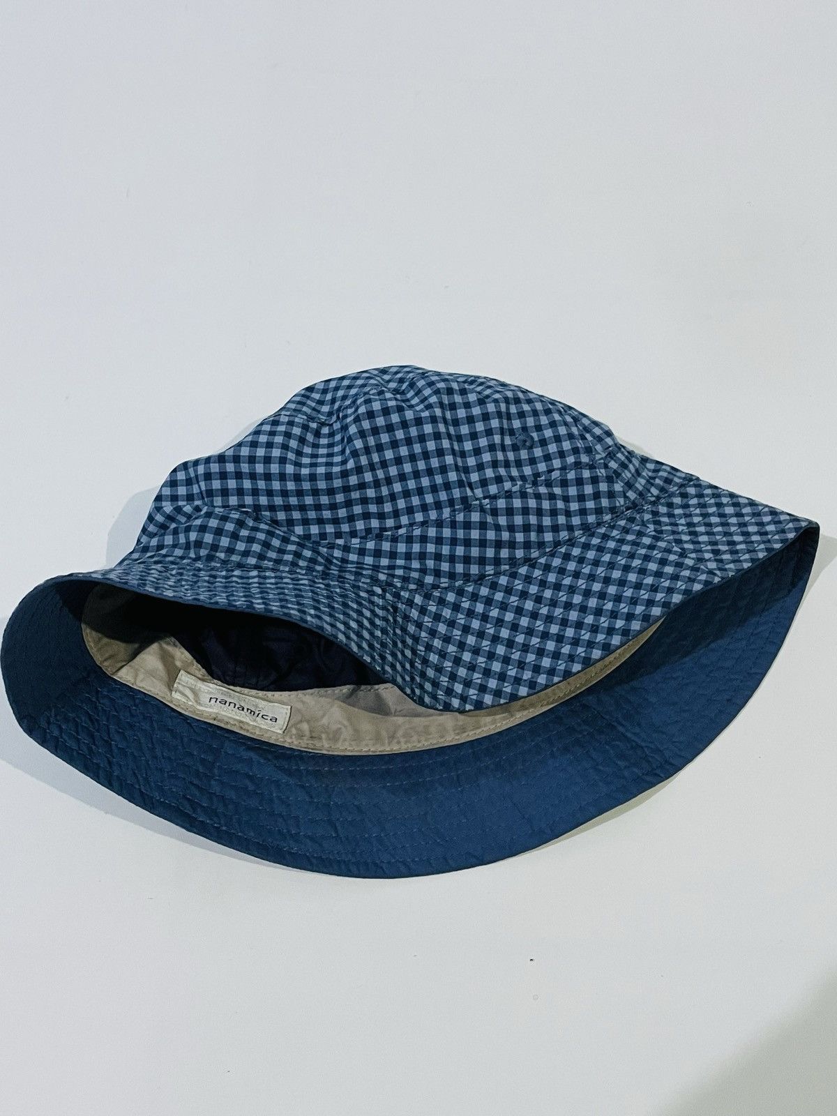 Engineered Garments × Issey Miyake × Nanamica Nanamica gingham reversible buckethat Size ONE SIZE - 4 Thumbnail