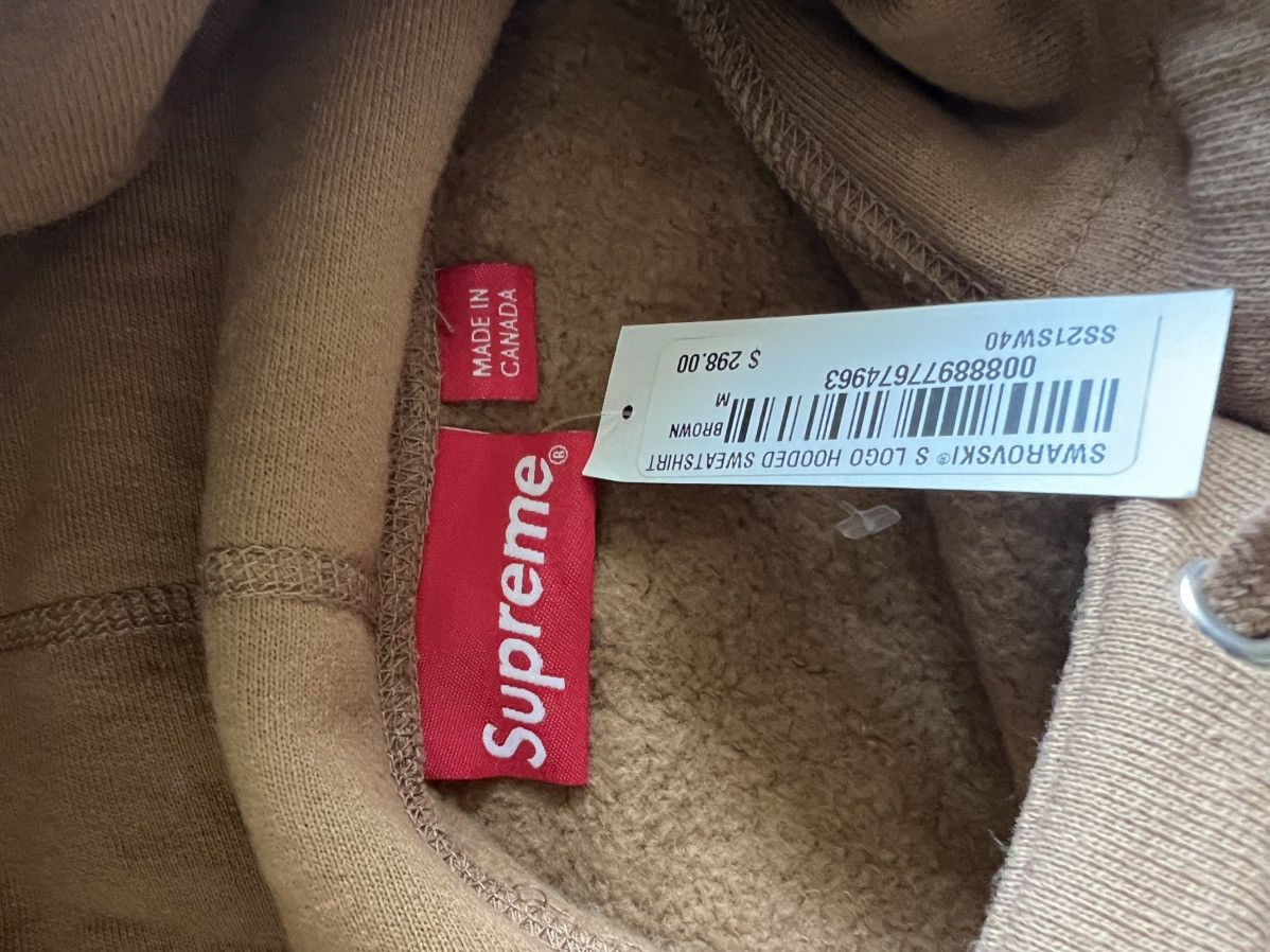 Supreme Supreme swarovski s logo hoodie Size US M / EU 48-50 / 2 - 4 Thumbnail