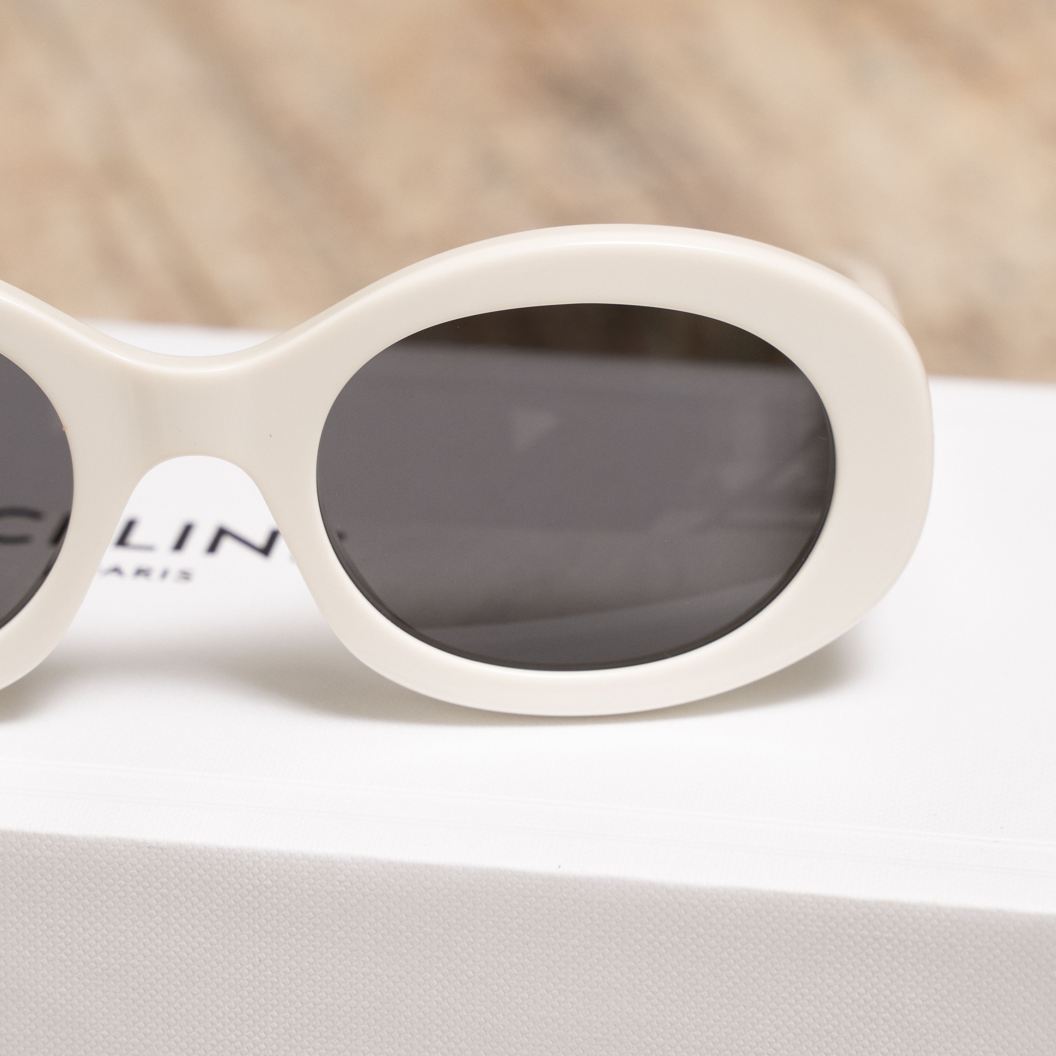Celine CELINE Oval Sunglasses WHITE Size ONE SIZE - 6 Thumbnail