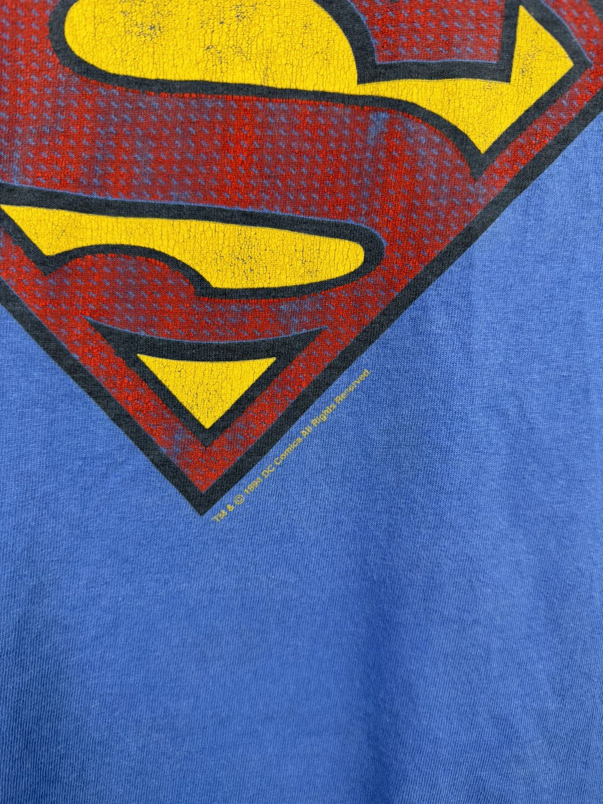 Vintage Vintage 1994 Dc Comics Screen Stars Superman Big Logo Tee Size US XL / EU 56 / 4 - 3 Thumbnail