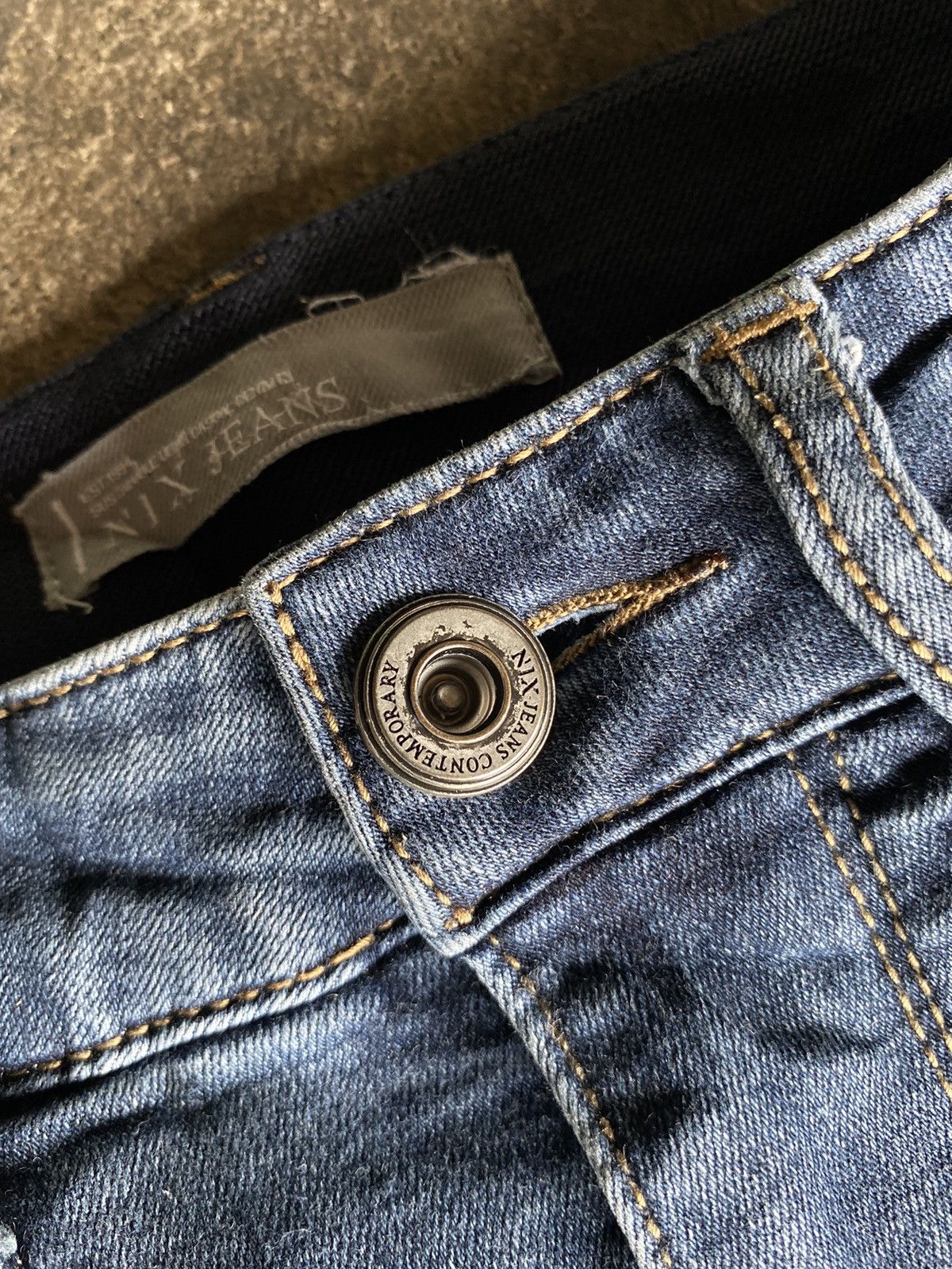 If Six Was Nine × Japanese Brand NIX DENIM PANTS Size US 28 / EU 44 - 9 Thumbnail