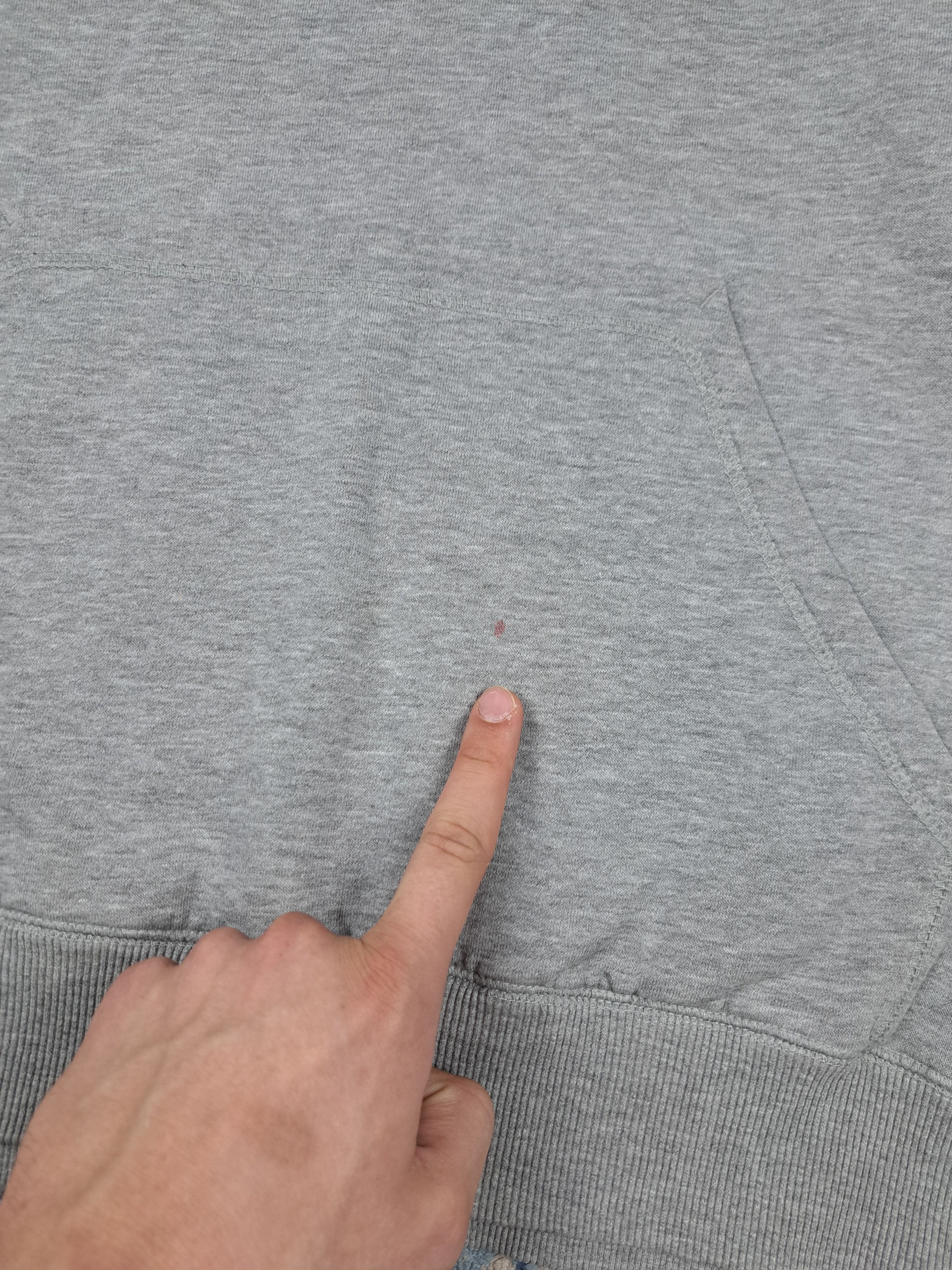 Nike VTG 00s Nike Mini Swoosh Boxy Basic Hoodie y2k Grey Size US L / EU 52-54 / 3 - 8 Thumbnail