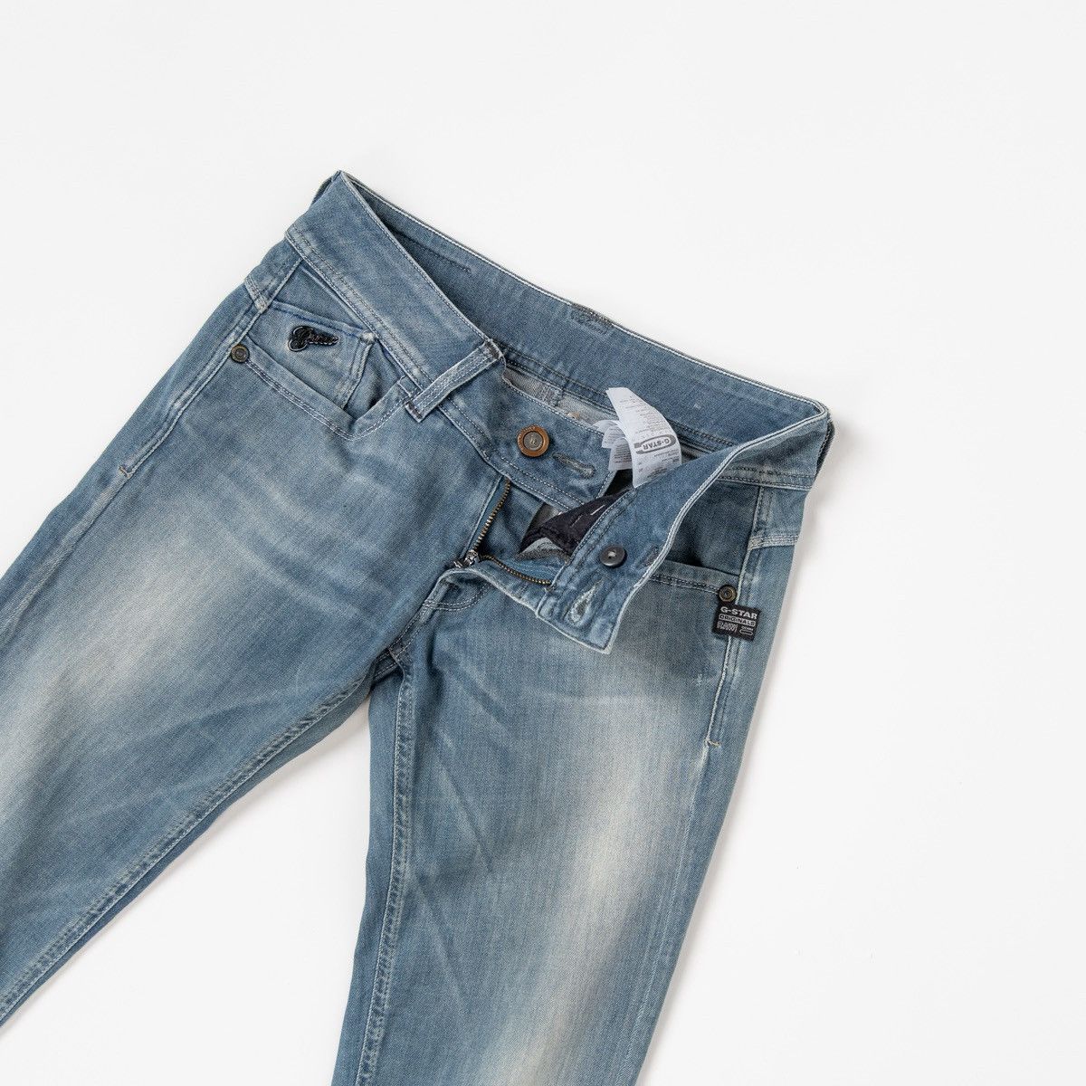 G-Star G-Star Raw Lynn Skinny Womens Blue Jeans Mid Rise Stretch Size 27" / US 4 / IT 40 - 3 Thumbnail
