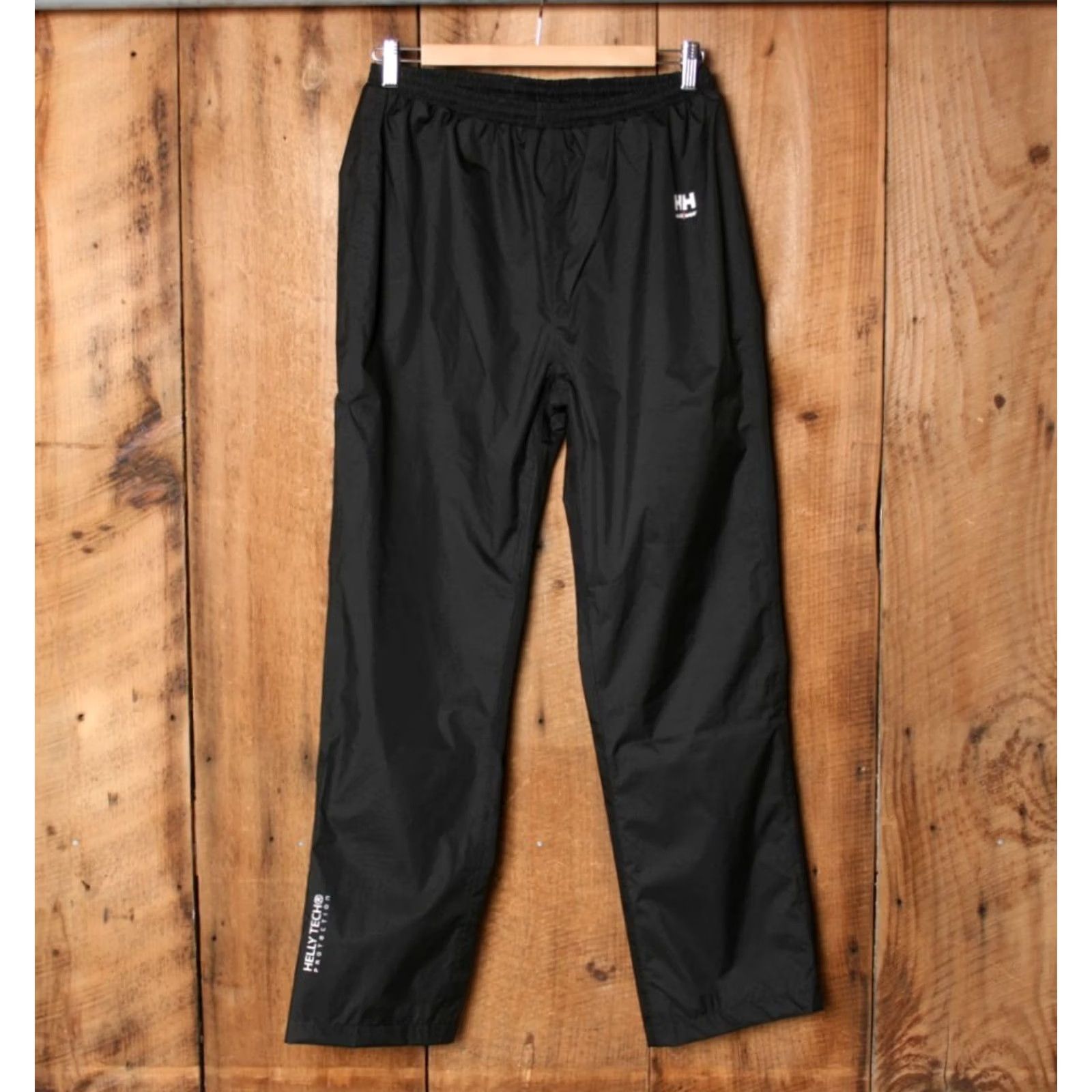 Helly Hansen HELY HANSEN Workwear Manchester Waterproof Windproof Rain Pants Men's Sz. S, Black, Polyester, Inseam 29.5 in, Waterproof, Rain Pants, Men, Size S Size US 29 - 2 Thumbnail