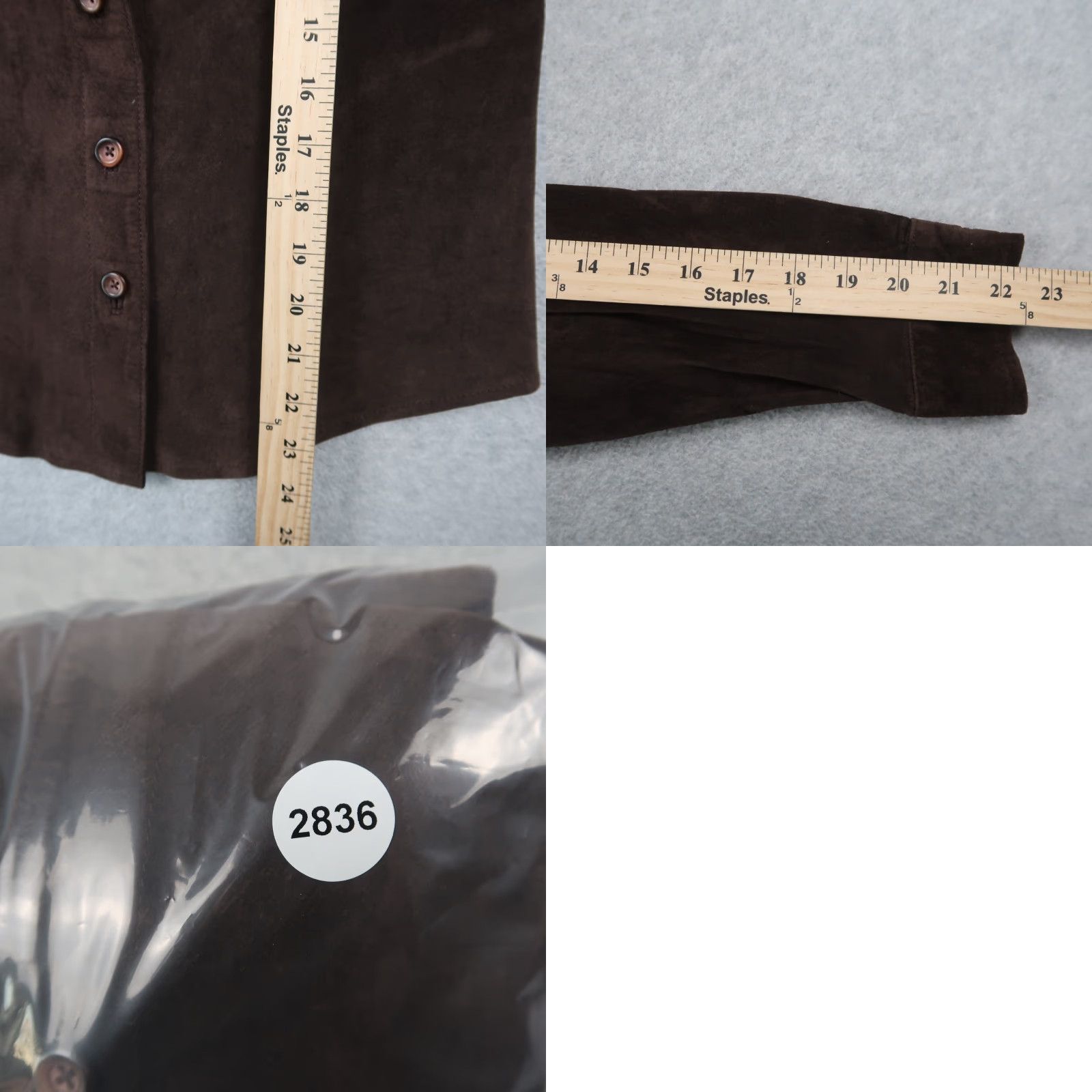 Gap VINTAGE GAP Brown Leather Suede Jacket Western Women Button Up XS Size XS / US 0-2 / IT 36-38 - 8 Thumbnail