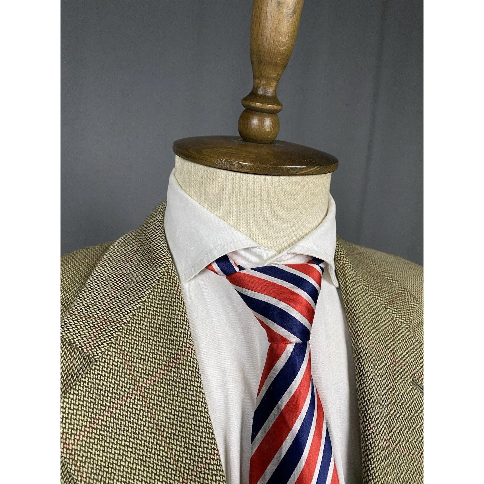 Burberry Burberry Vintage Men's Beige Wool Cashmere Blazer Jacket Siz Size 40R - 6 Thumbnail