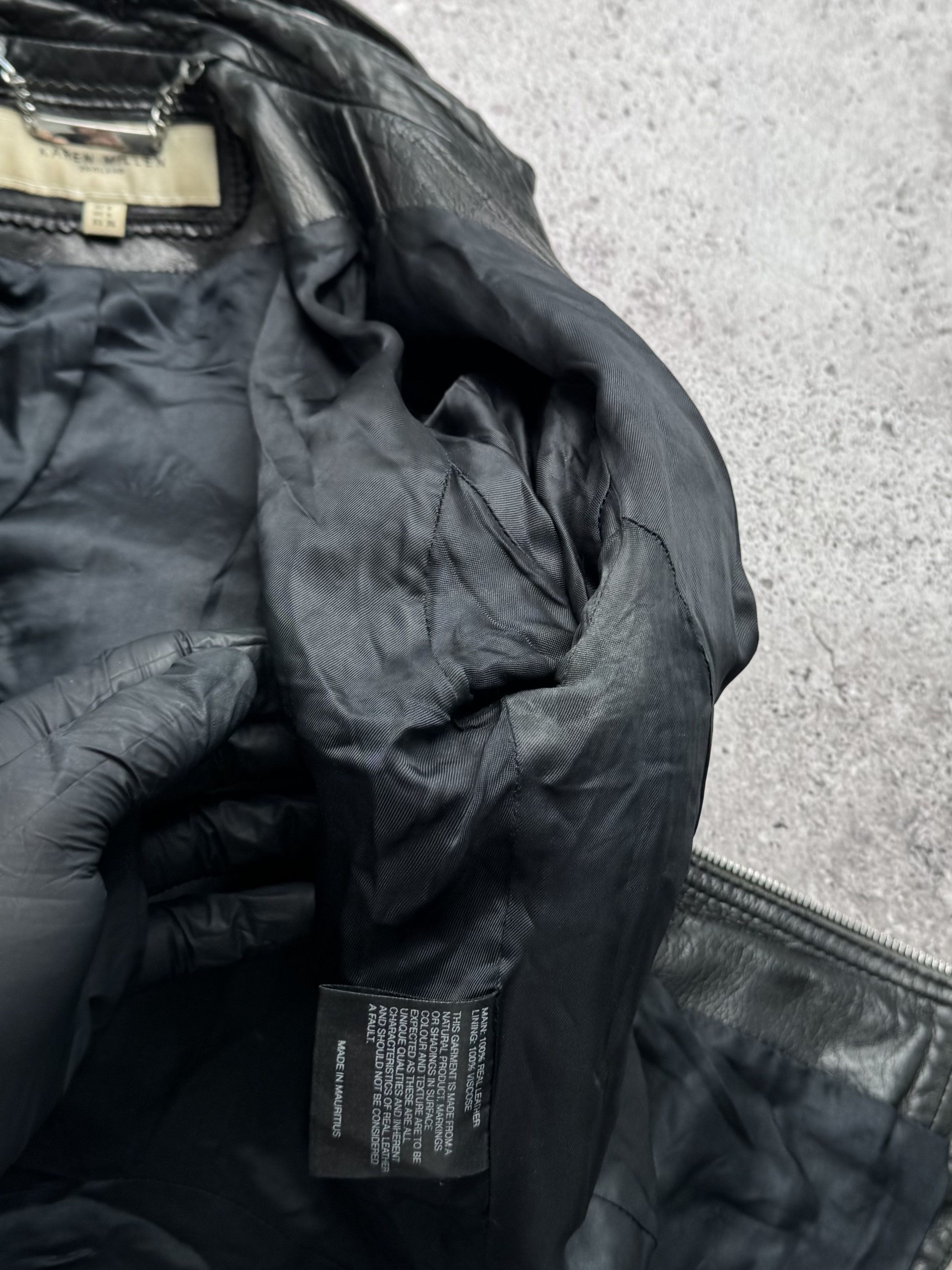 Vintage Vintage Faded Leather Cropped Jacket C5(V405)(E8) Size XS / US 0-2 / IT 36-38 - 9 Thumbnail