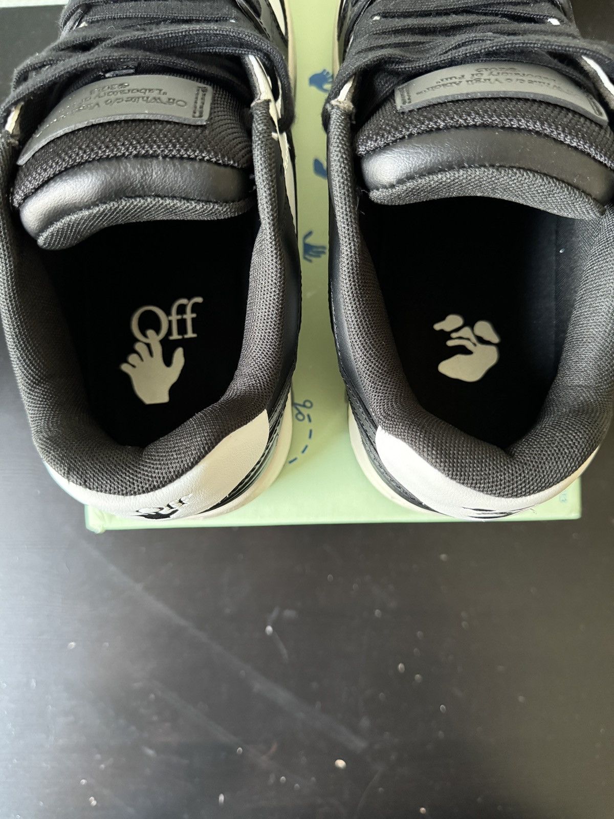 Off-White Off-White Out Of Office “OOO” Black/White Size US 8.5 / EU 41-42 - 6 Thumbnail
