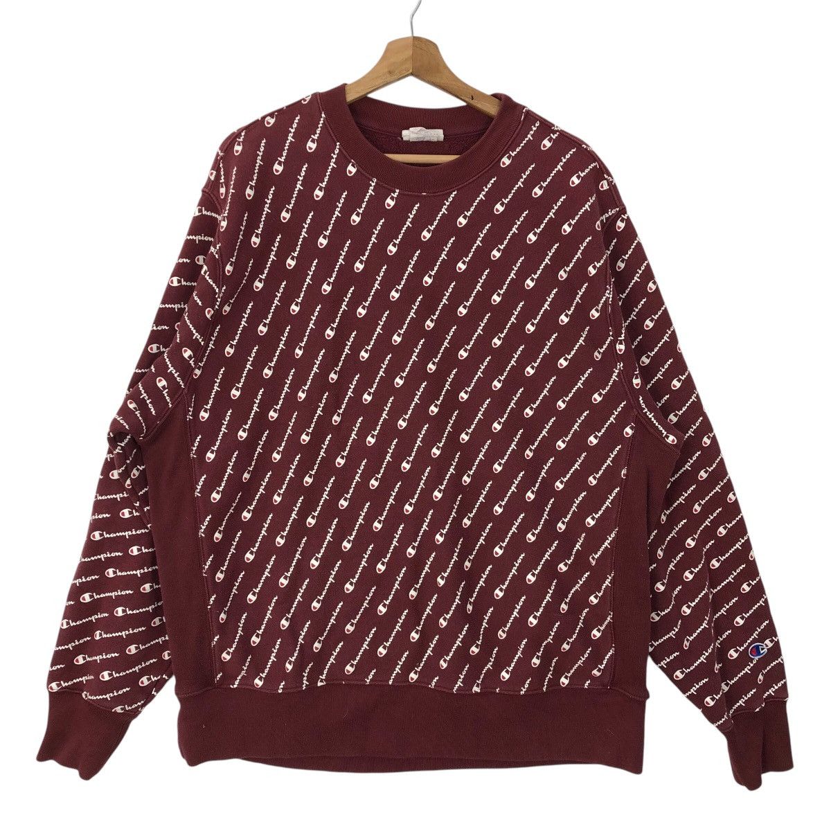Champion CHAMPION Rare Monogram Spellout Design Sweatshirt Size US XXL / EU 58 / 5 - 1 Thumbnail