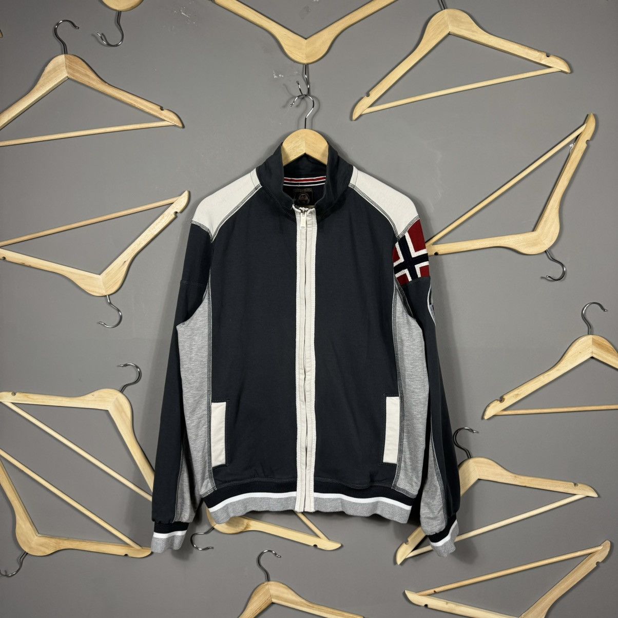 Napapijri Napapijri Zip Track Jacket Size US L / EU 52-54 / 3 - 1 Thumbnail