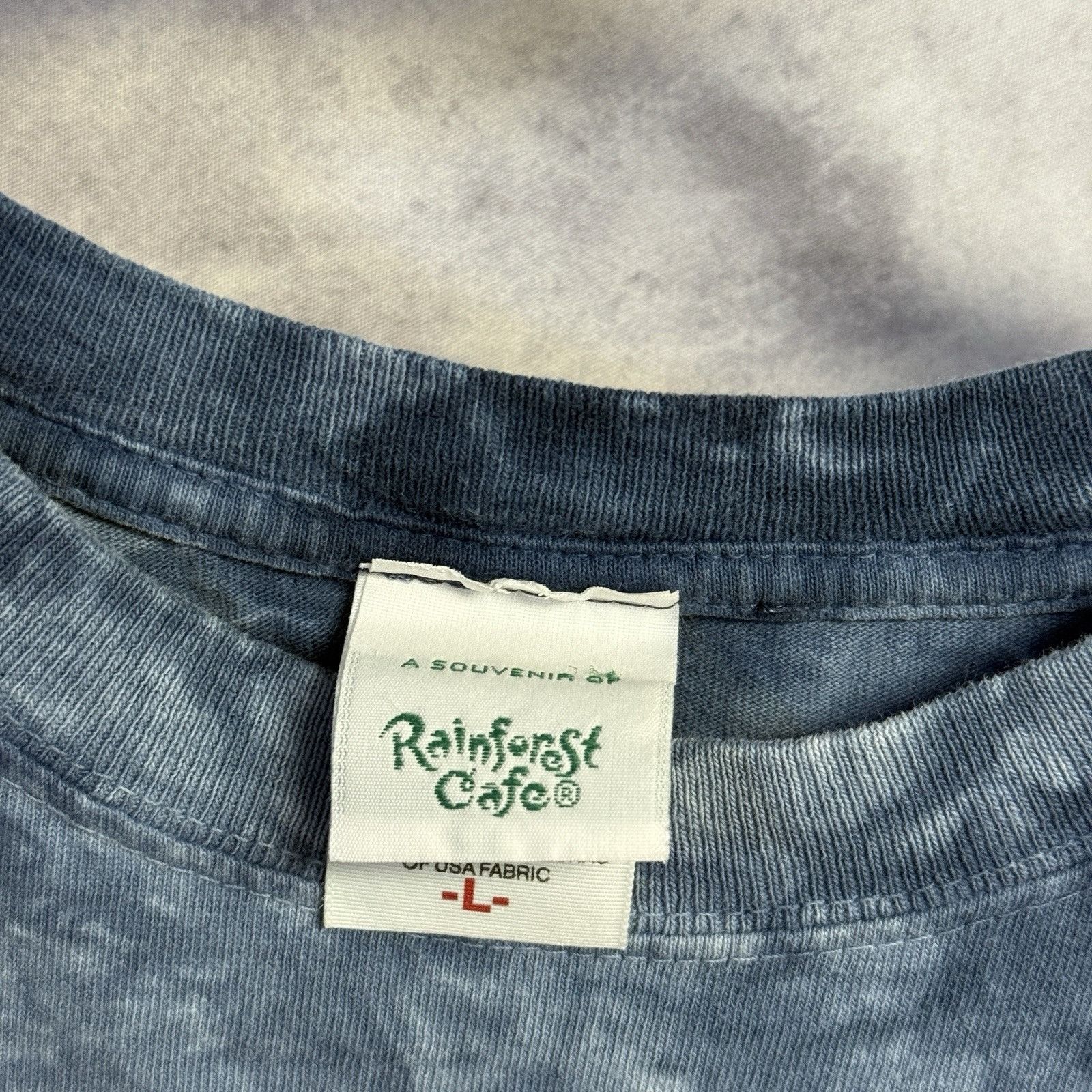 Rainforest Vintage Rainforest Cafe White Tiger T Shirt Mens L 21x27 Size US L / EU 52-54 / 3 - 10 Thumbnail
