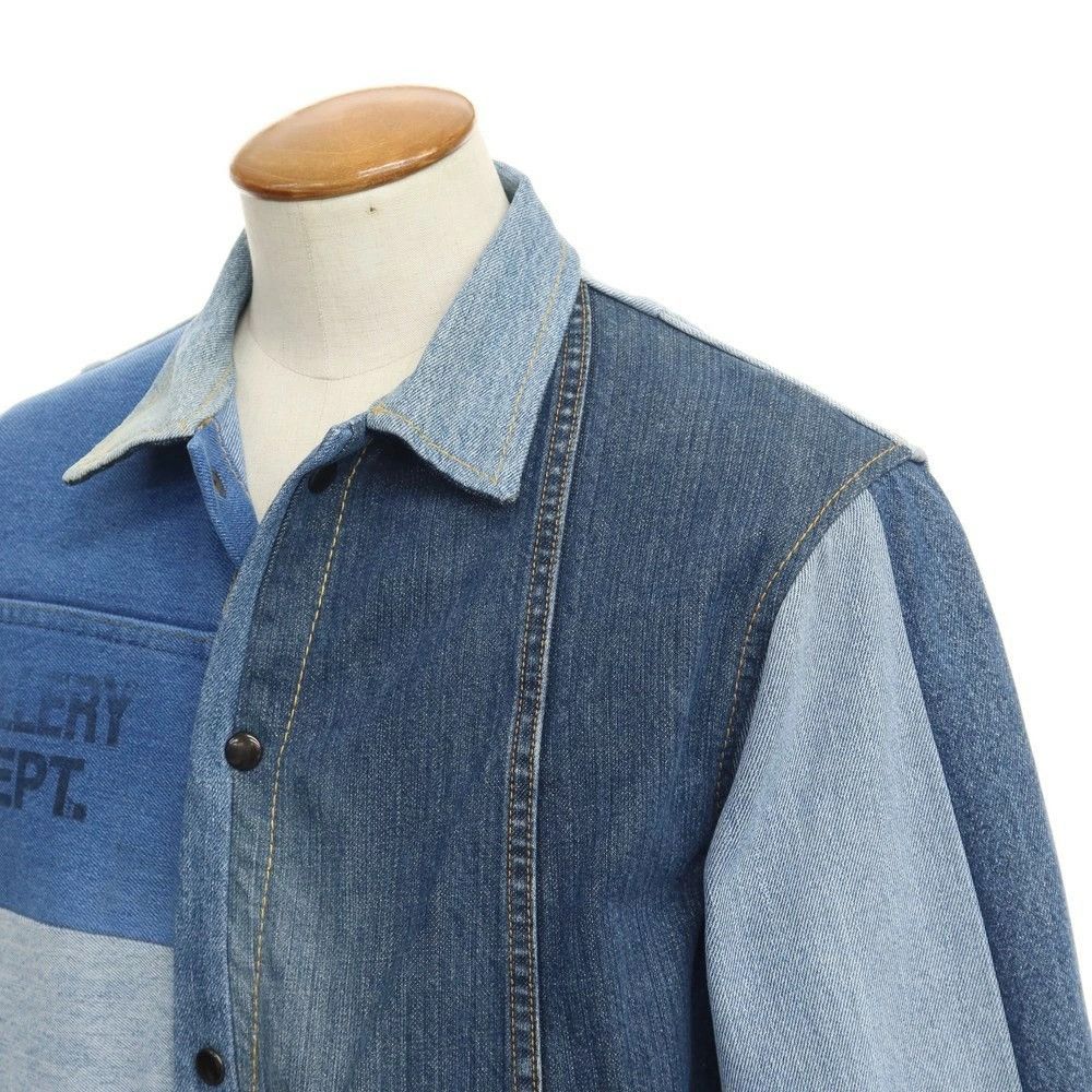 Gallery Dept. GALLERY DEPT. Patchwork Denim Jacket Blue M Size US M / EU 48-50 / 2 - 2 Thumbnail