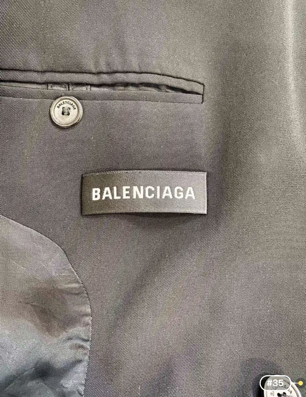 Balenciaga Balenciaga Stylish Black Oversized Blazer Unisex J33 Size US XS / EU 42 / 0 - 6 Thumbnail