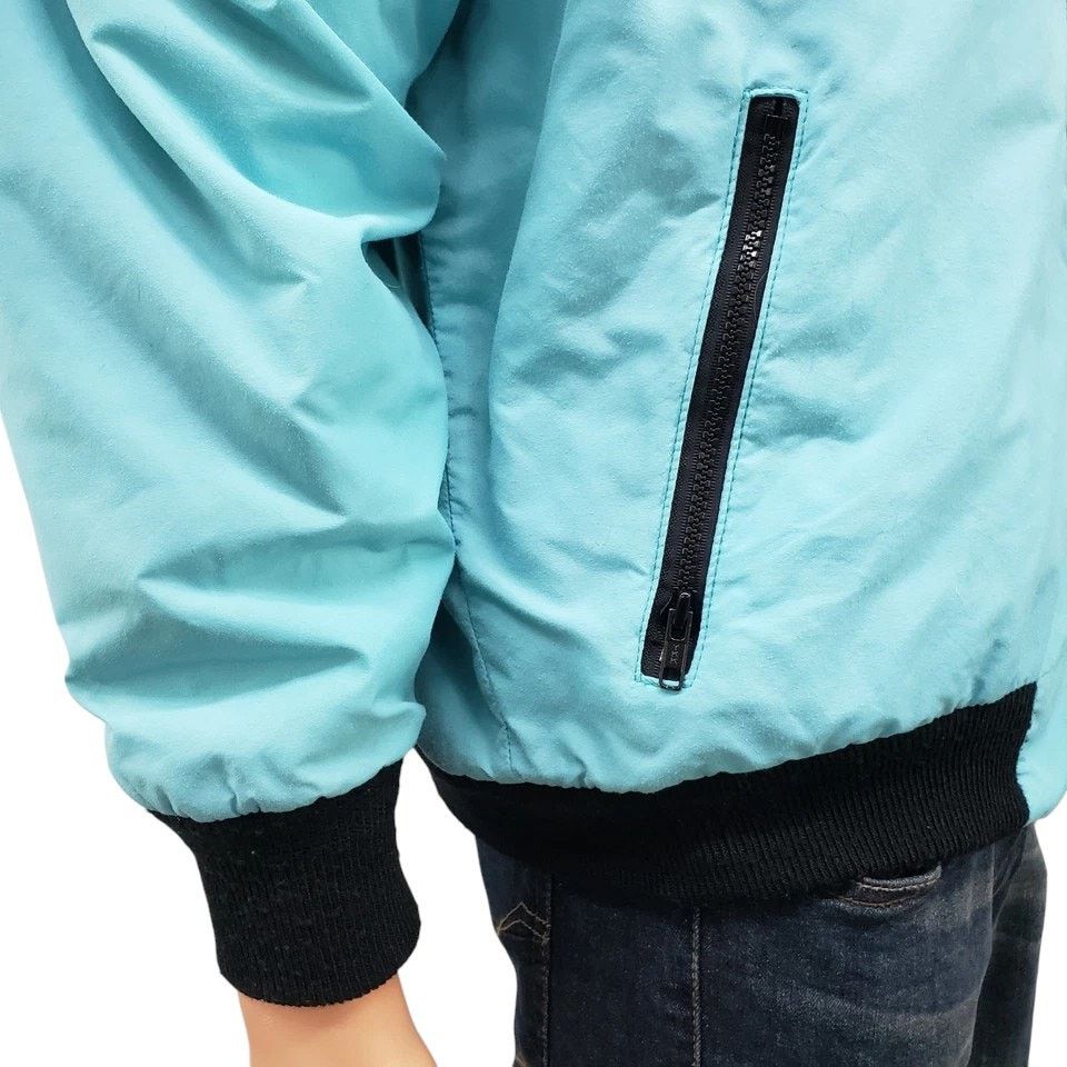 Vintage × Woolrich Woolen Mills Vintage 90s Woolrich Teal Fleece Lined Bomber Jacket USA Size US M / EU 48-50 / 2 - 9 Thumbnail