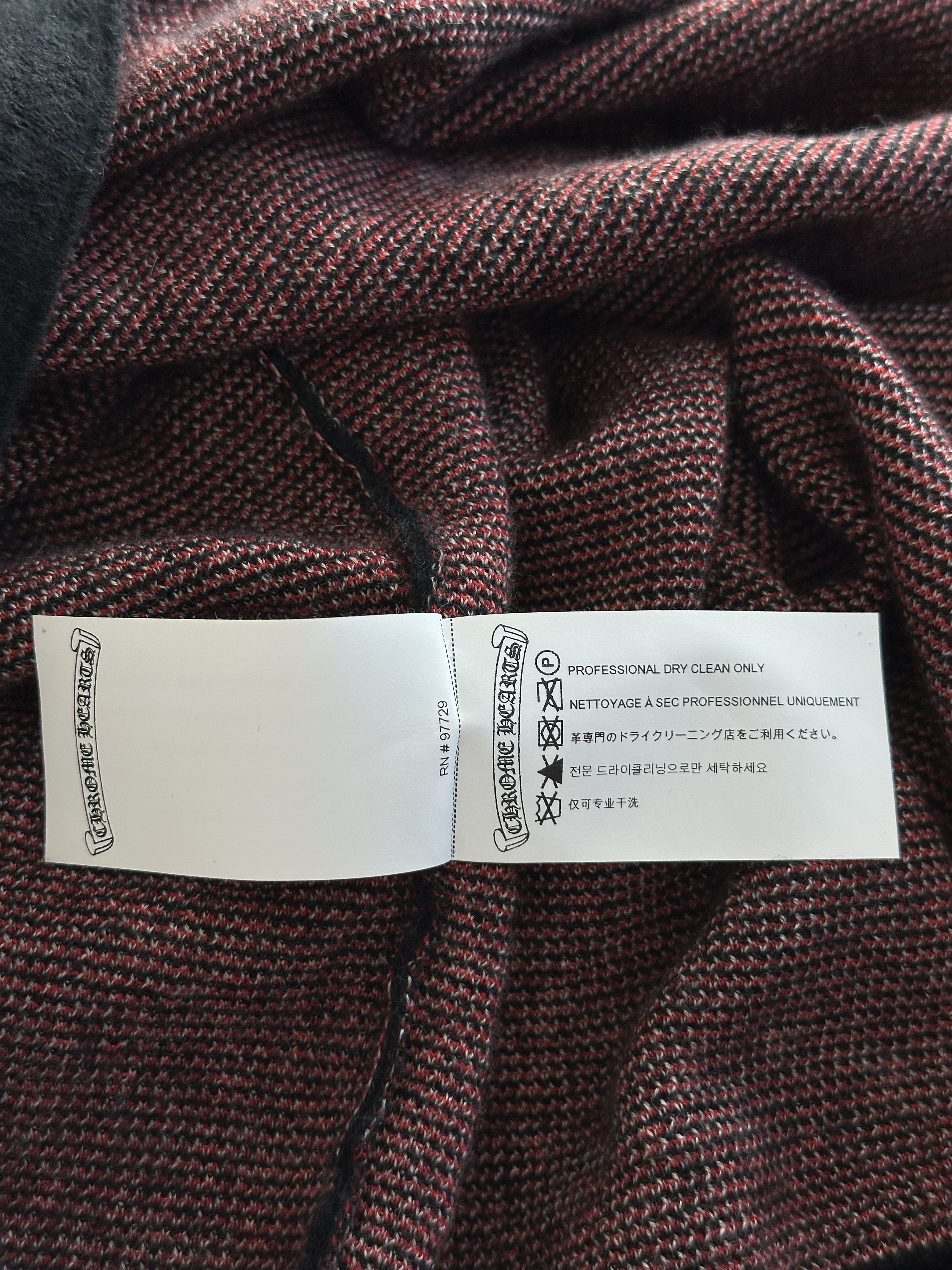Chrome Hearts Chrome Hearts Matty Boy Black & Red Chomper Cashmere Sweater Size US XXL / EU 58 / 5 - 5 Thumbnail