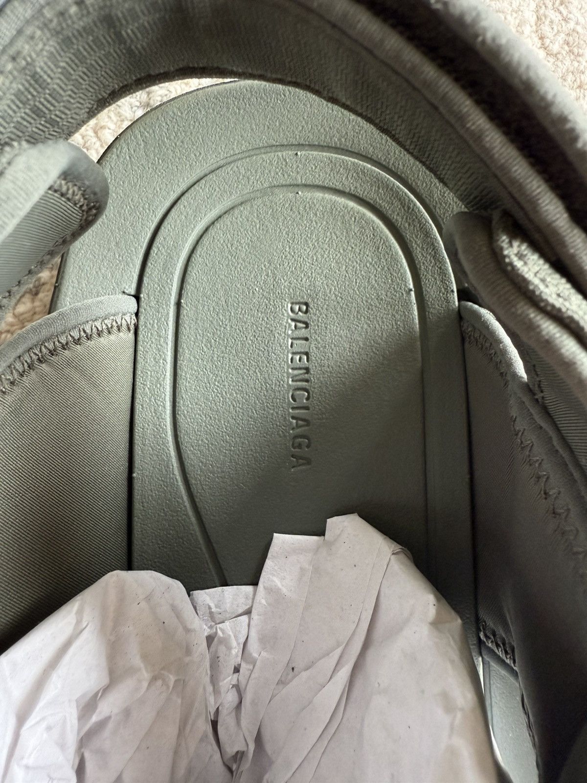 Balenciaga Balenciaga tourist sandal sneakers Demna khaki green 47 Size US 13 / EU 46 - 14 Thumbnail