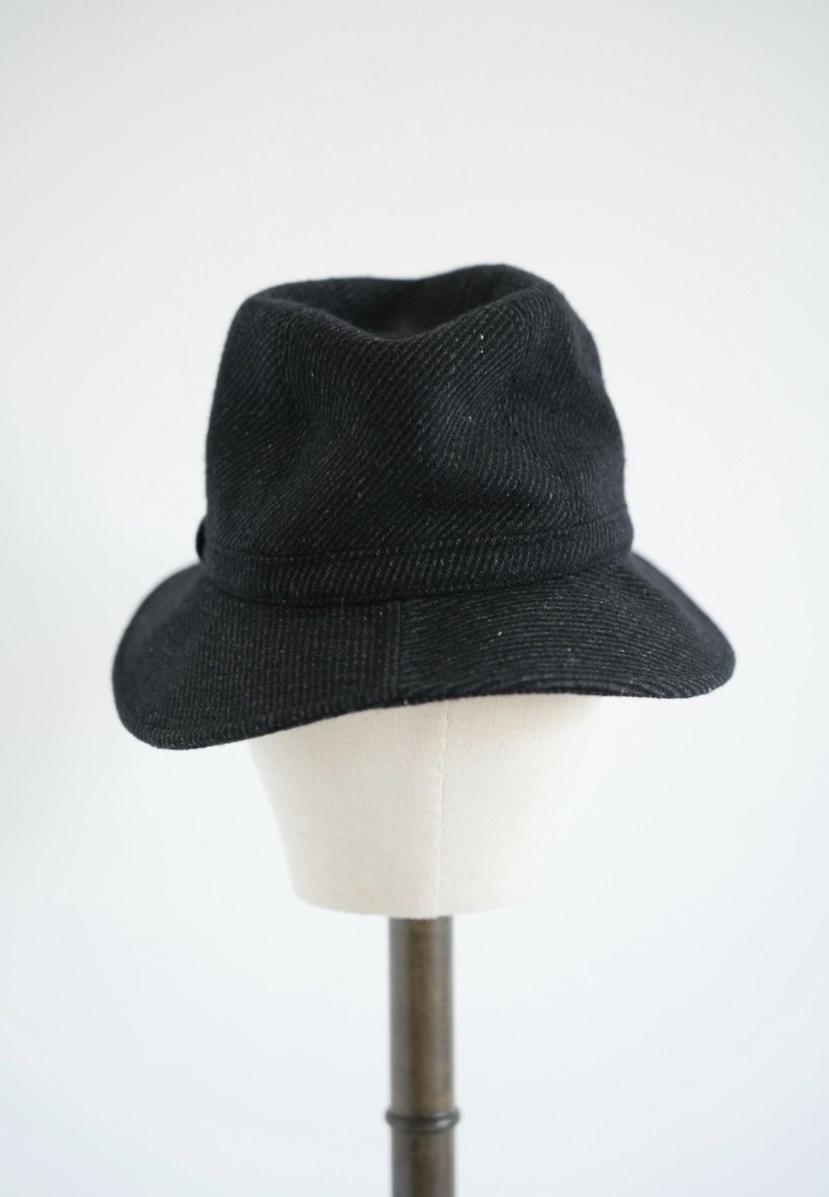 Yohji Yamamoto Yohji Yamamoto 15aw Wool Tweed Fedora Size ONE SIZE - 4 Thumbnail