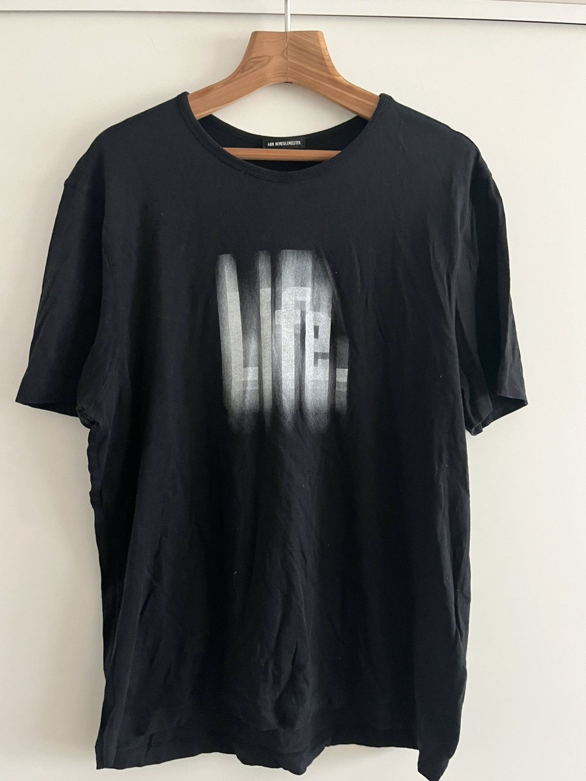 Ann Demeulemeester Paint bird t-shirt S-M | Grailed