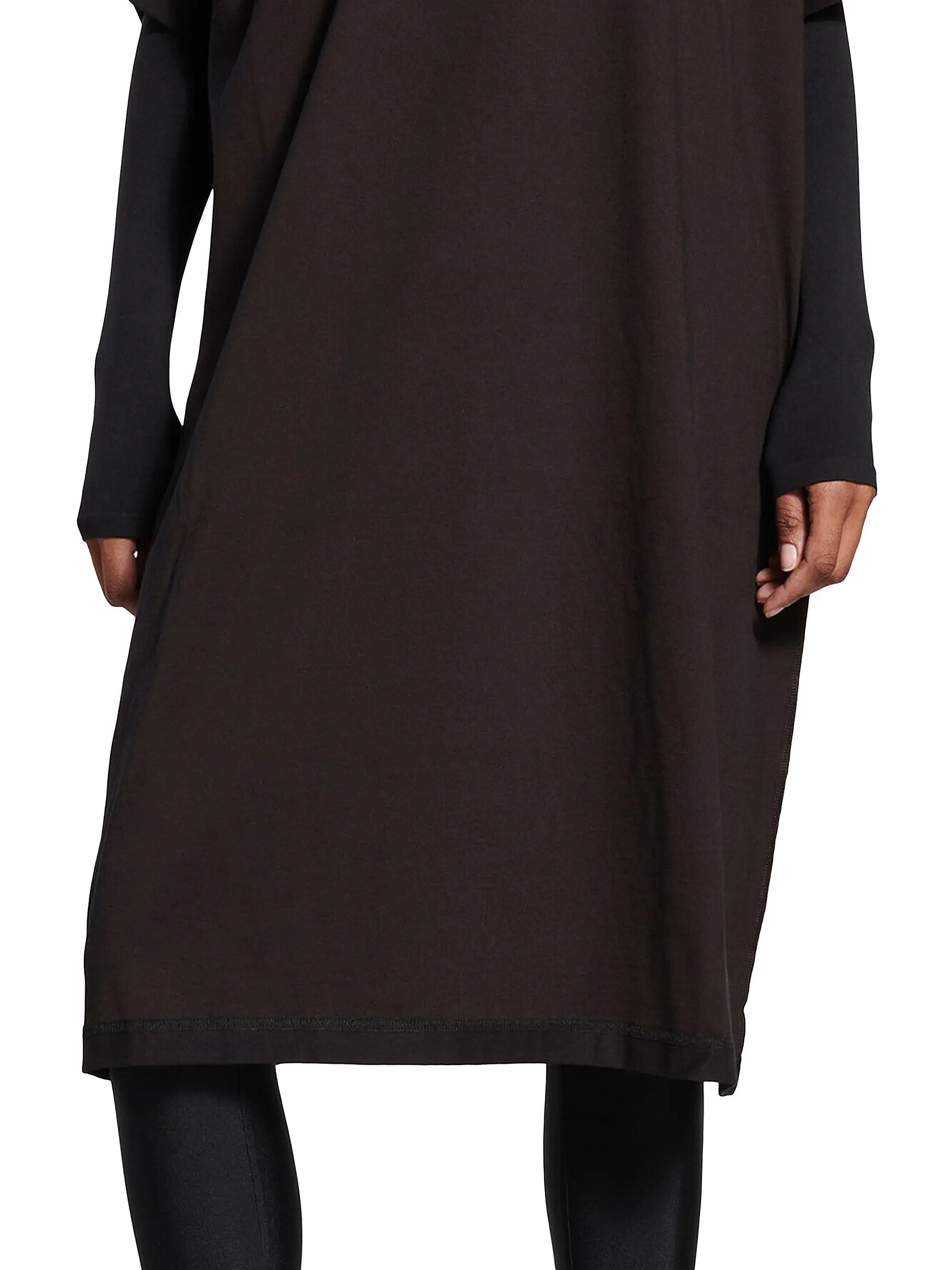 Balenciaga o1w1db10625 Inside Out T-Shirt Dress in Black Size M / US 6-8 / IT 42-44 - 6 Thumbnail