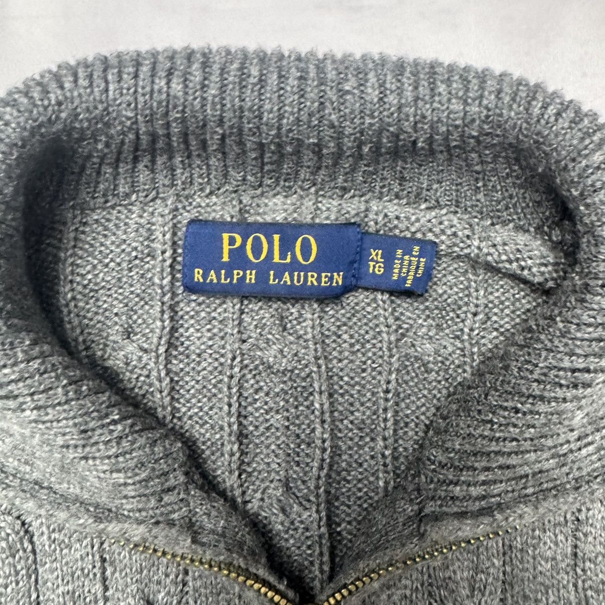 Polo Ralph Lauren Polo Ralph Lauren zip-hoodie 1/3 knitted gray men XL Size US XL / EU 56 / 4 - 7 Thumbnail