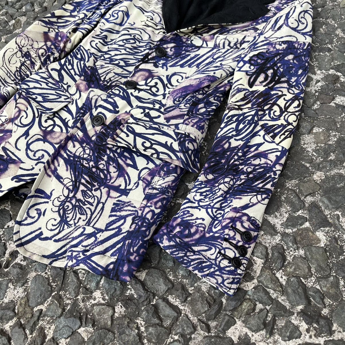Comme des Garcons Homme Plus Comme des Garçons Homme Plus FW2015 Calligraphy Print Blazer Size US S / EU 44-46 / 1 - 7 Thumbnail