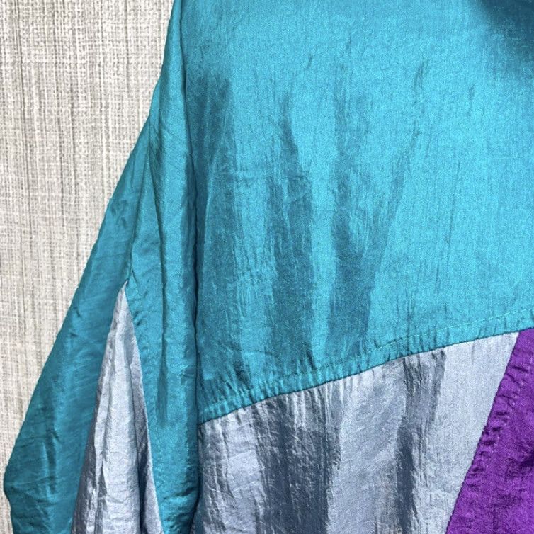 McGregor VTG MacGregor Multicolored Full Zip Down Jacket Mens L Track Tennis Jacket Men Colorful Size US L / EU 52-54 / 3 - 6 Thumbnail