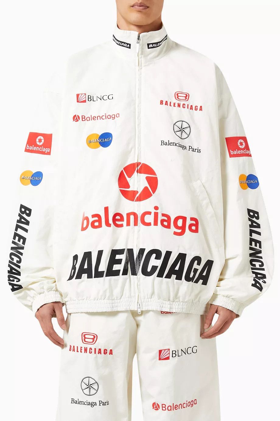 Balenciaga o1bcso1str0125 Top League Tracksuit Jacket in Multicolor Size US XS / EU 42 / 0 - 1 Thumbnail