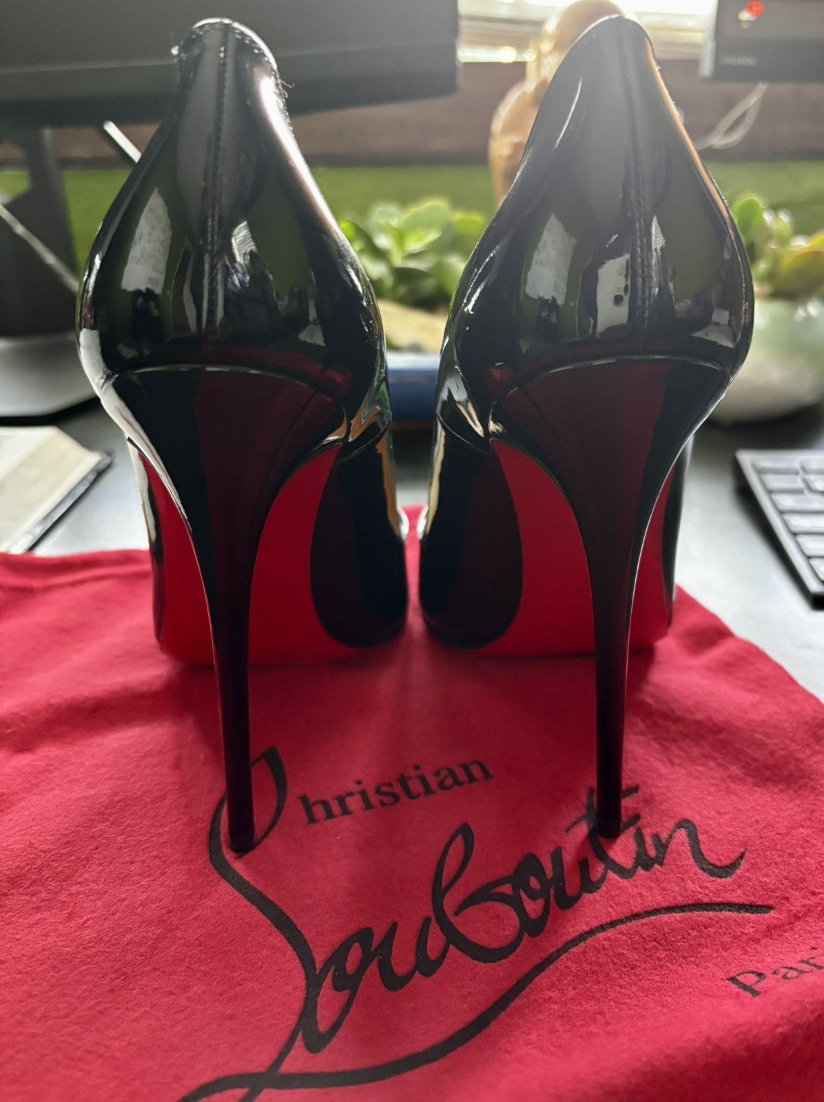 Christian Louboutin Christian Louboutin So Kate 120 Black Patent Heels Size US 7 / IT 37 - 4 Thumbnail