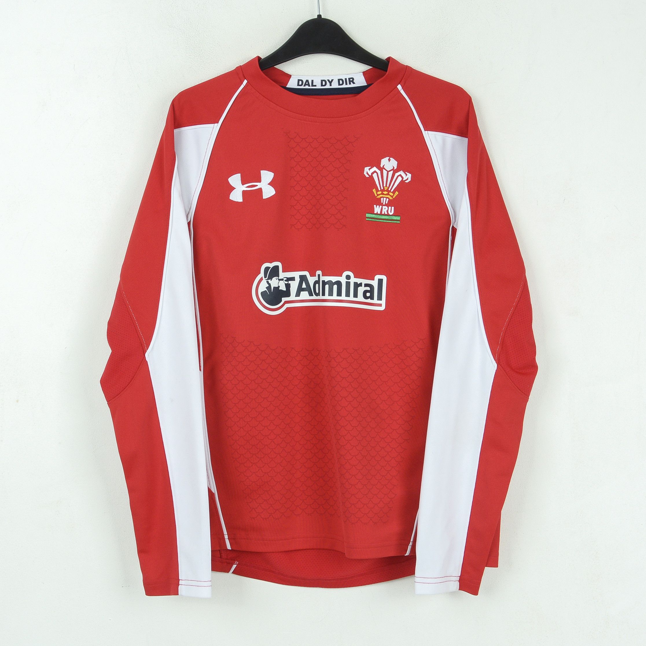 Under Armour Wales Men S Rugby Union Home Jersey Shirt 2010 2011 Admiral Size US S / EU 44-46 / 1 - 1 Thumbnail
