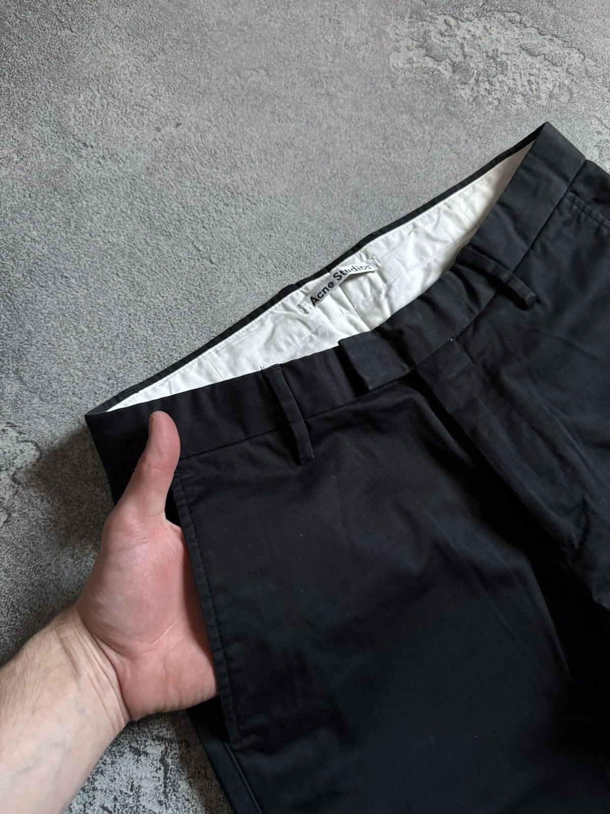 Acne Studios Acne studios 48size Max Satin casual pants trousers chinos Size US 32 / EU 48 - 6 Thumbnail